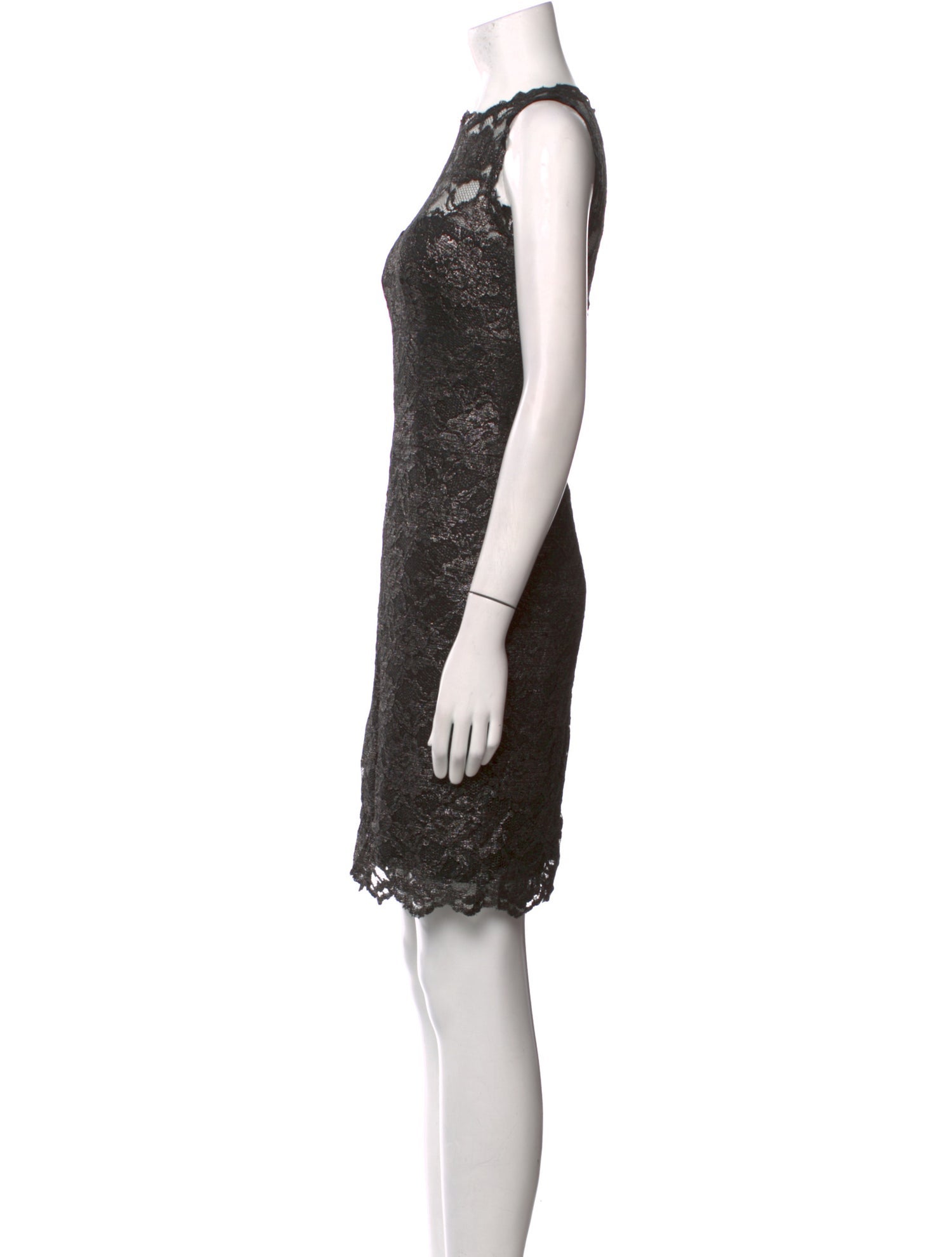 Nicole Miller Lace Pattern Mini Dress