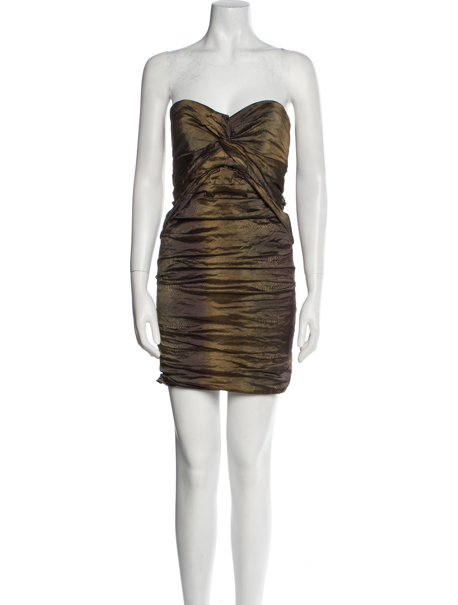 Nicole Miller Strapless Mini Dress