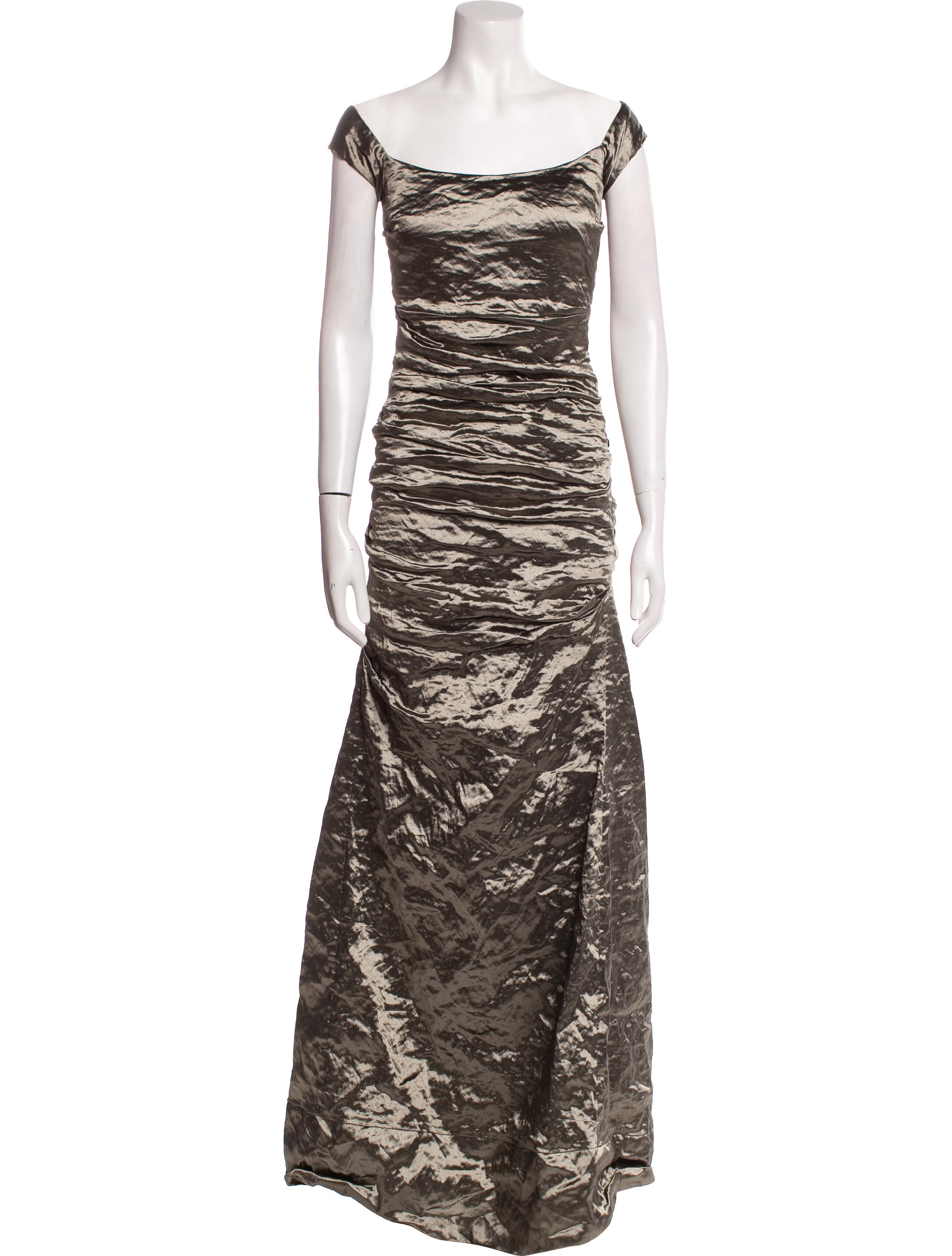 Nicole Miller Animal Print Long Dress