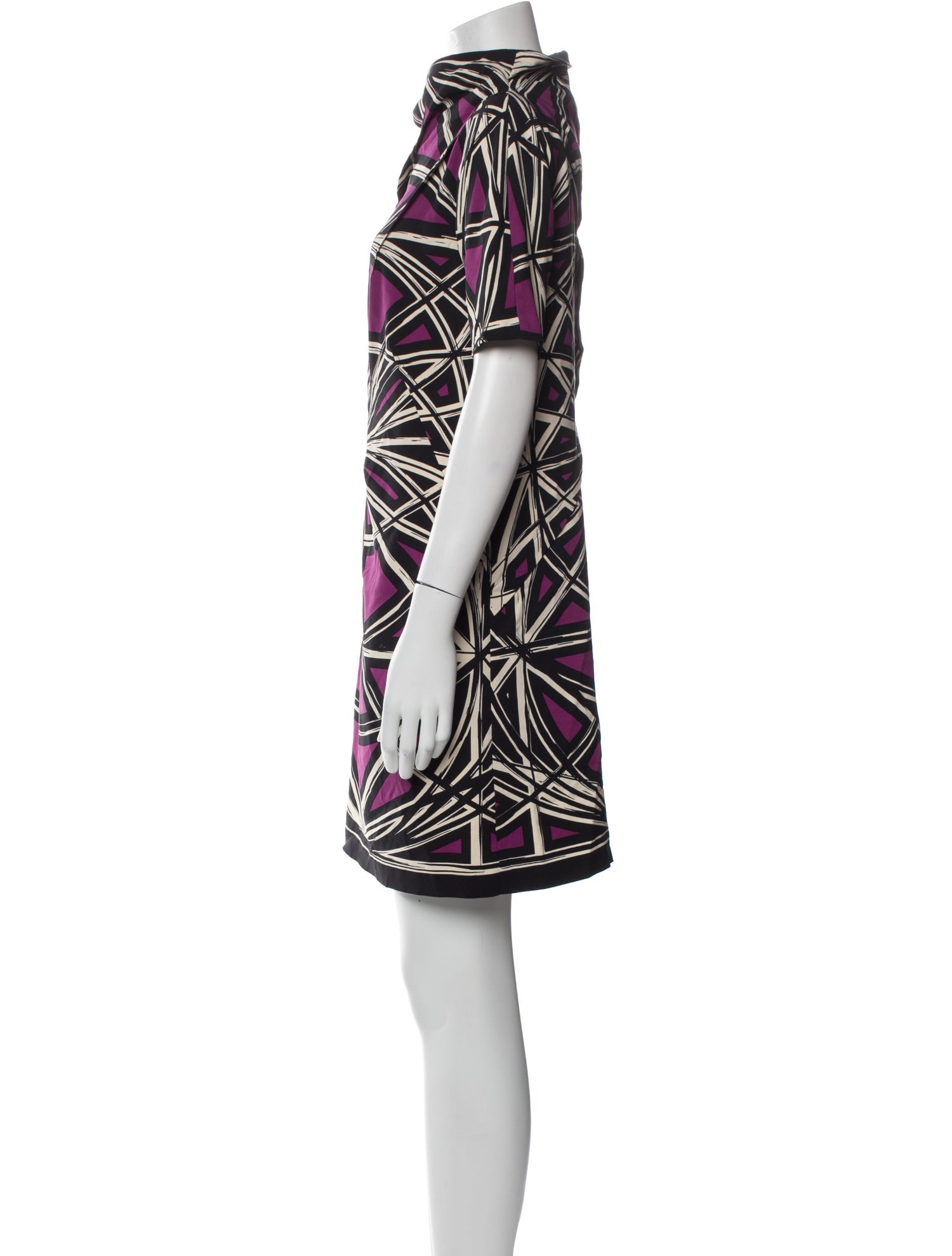 Nicole Miller Printed Mini Dress