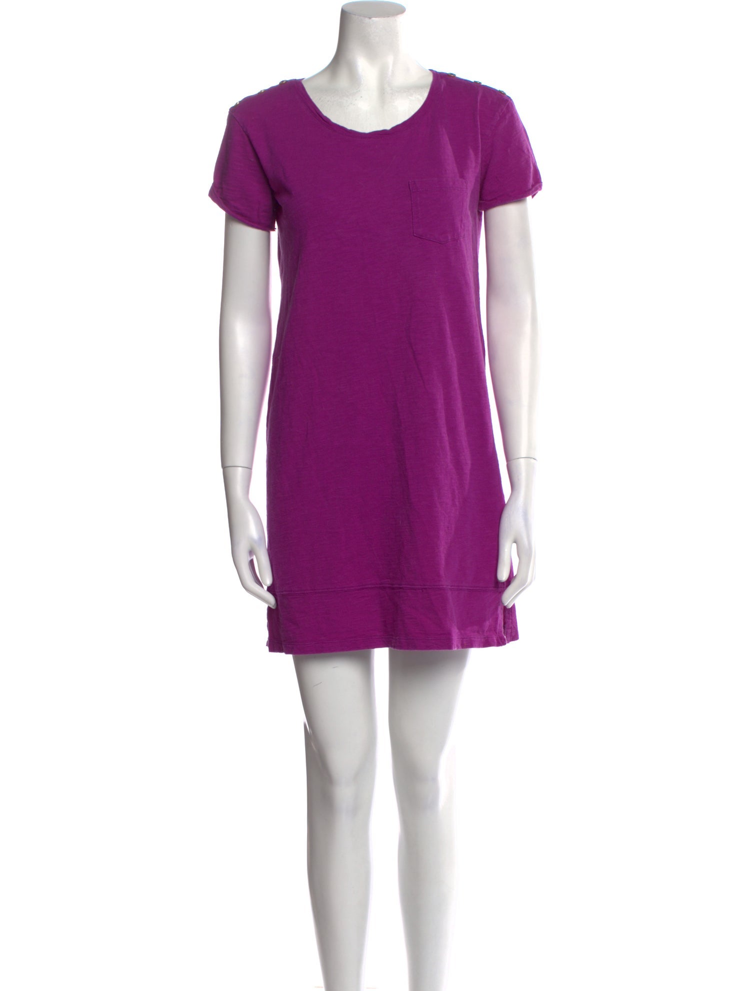 Nicole Miller Scoop Neck Mini Dress