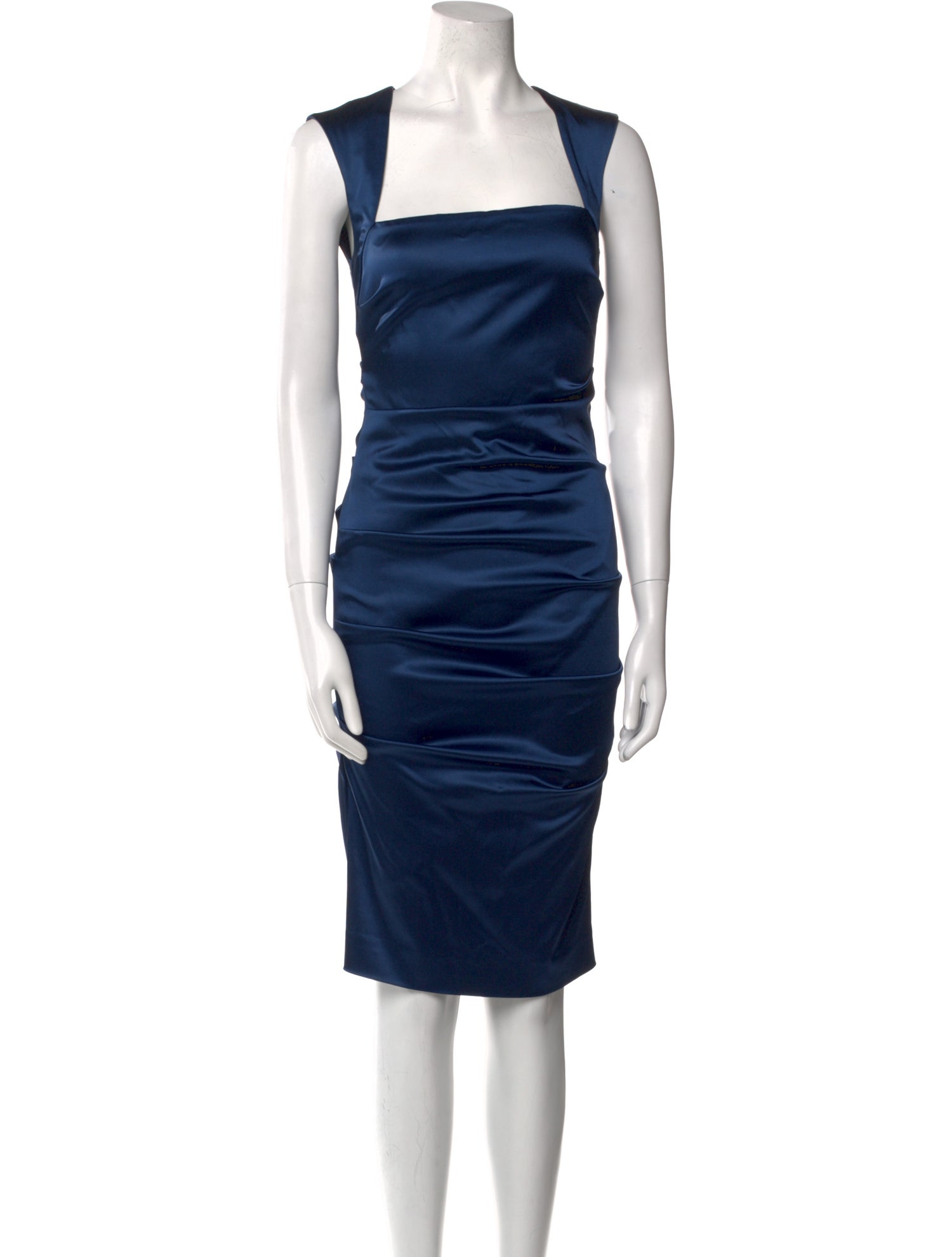 Nicole Miller Linen Knee-Length Dress