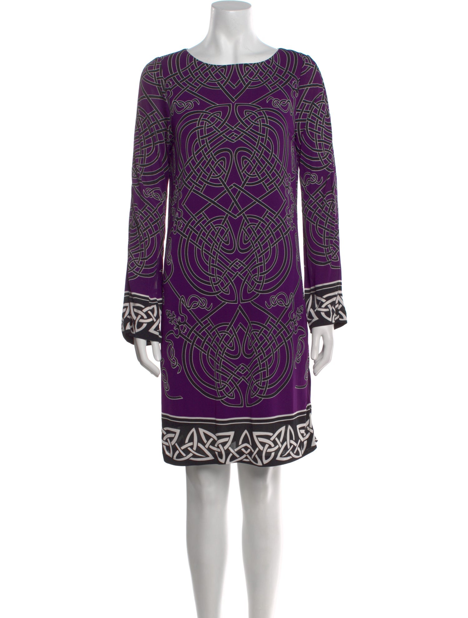 Nicole Miller Printed Mini Dress