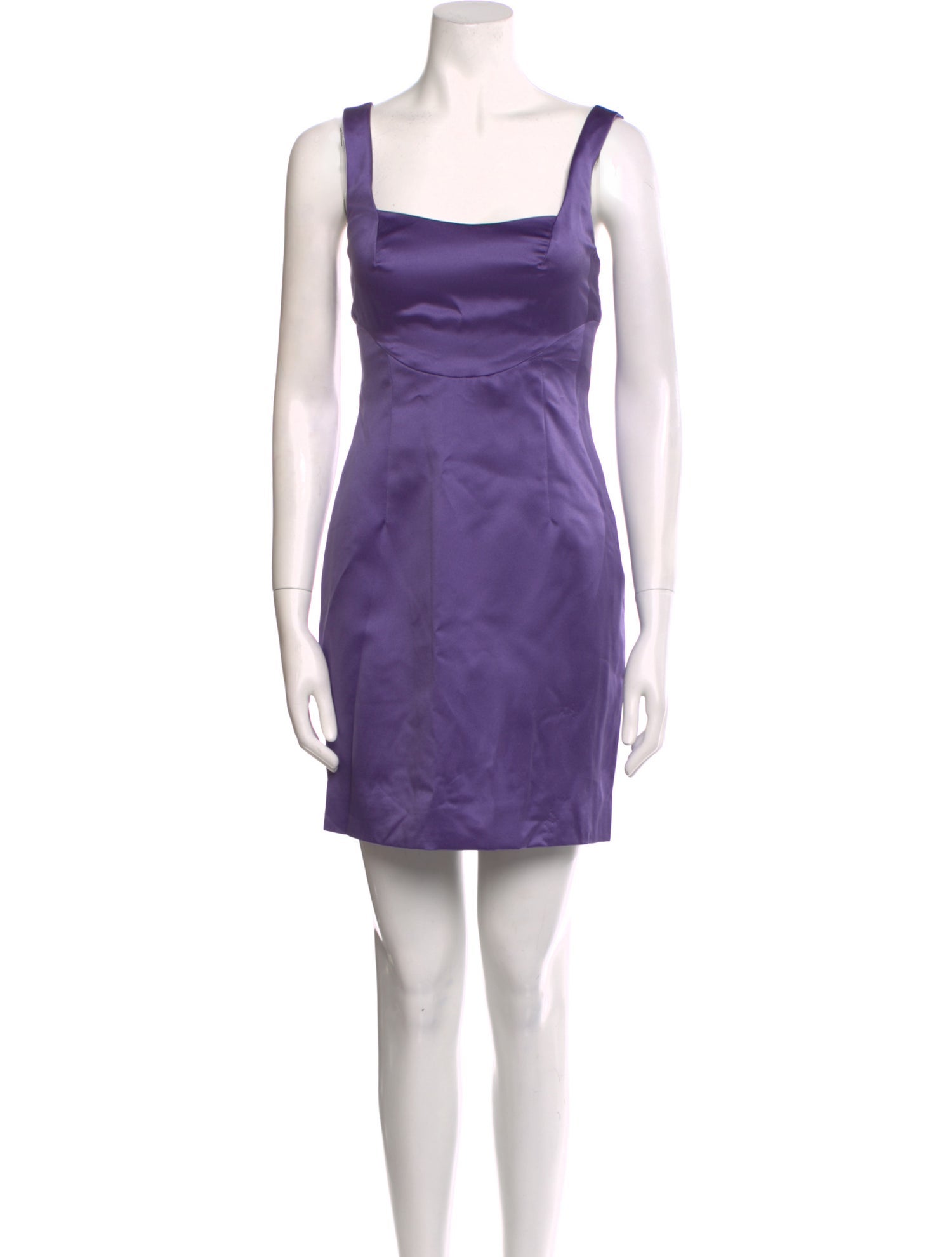 Nicole Miller Square Neckline Mini Dress