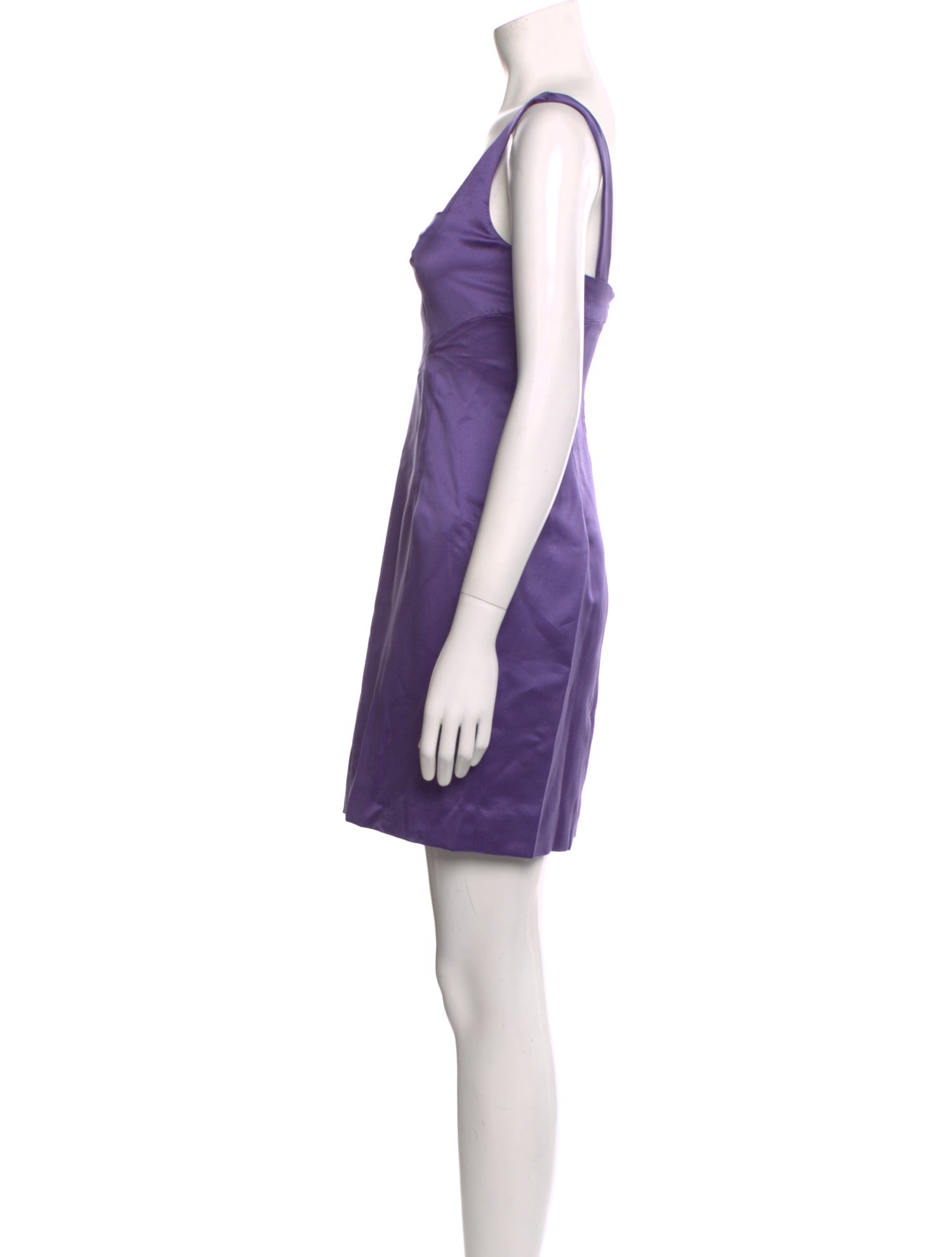 Nicole Miller Square Neckline Mini Dress