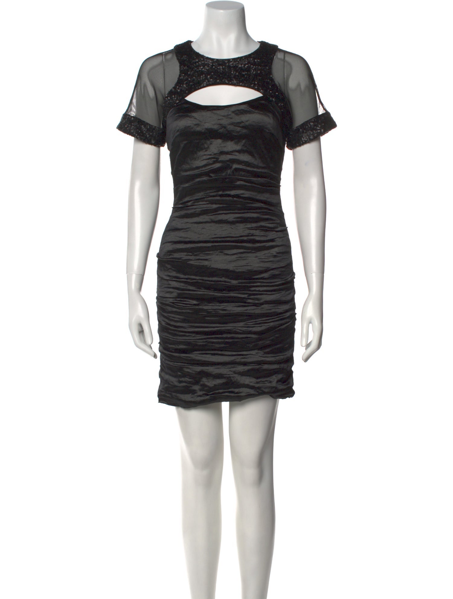 Nicole Miller Crew Neck Mini Dress