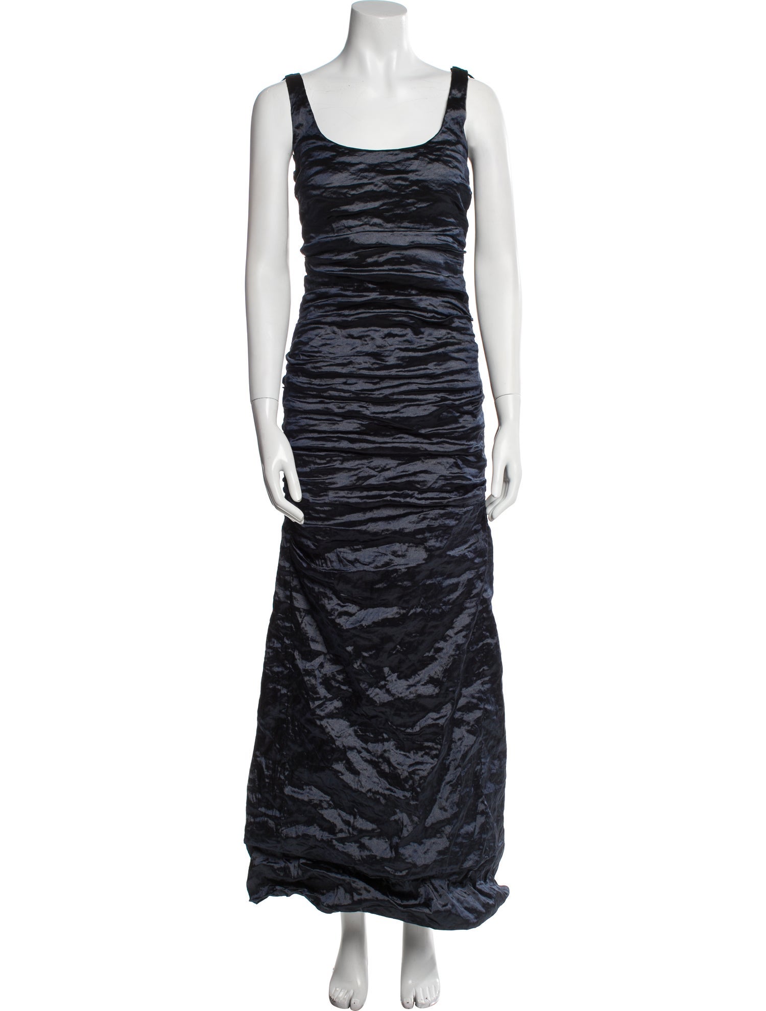 Nicole Miller Scoop Neck Long Dress