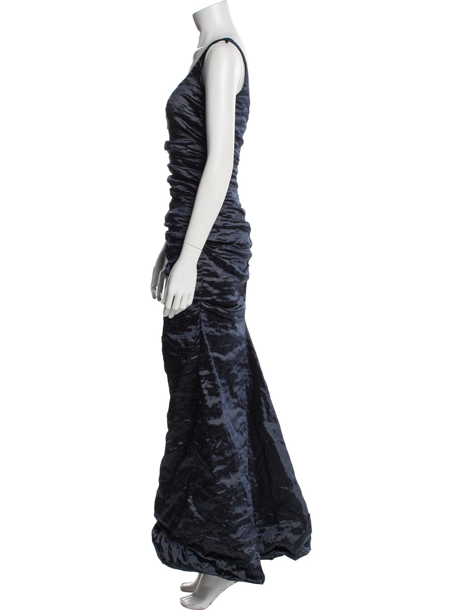 Nicole Miller Scoop Neck Long Dress