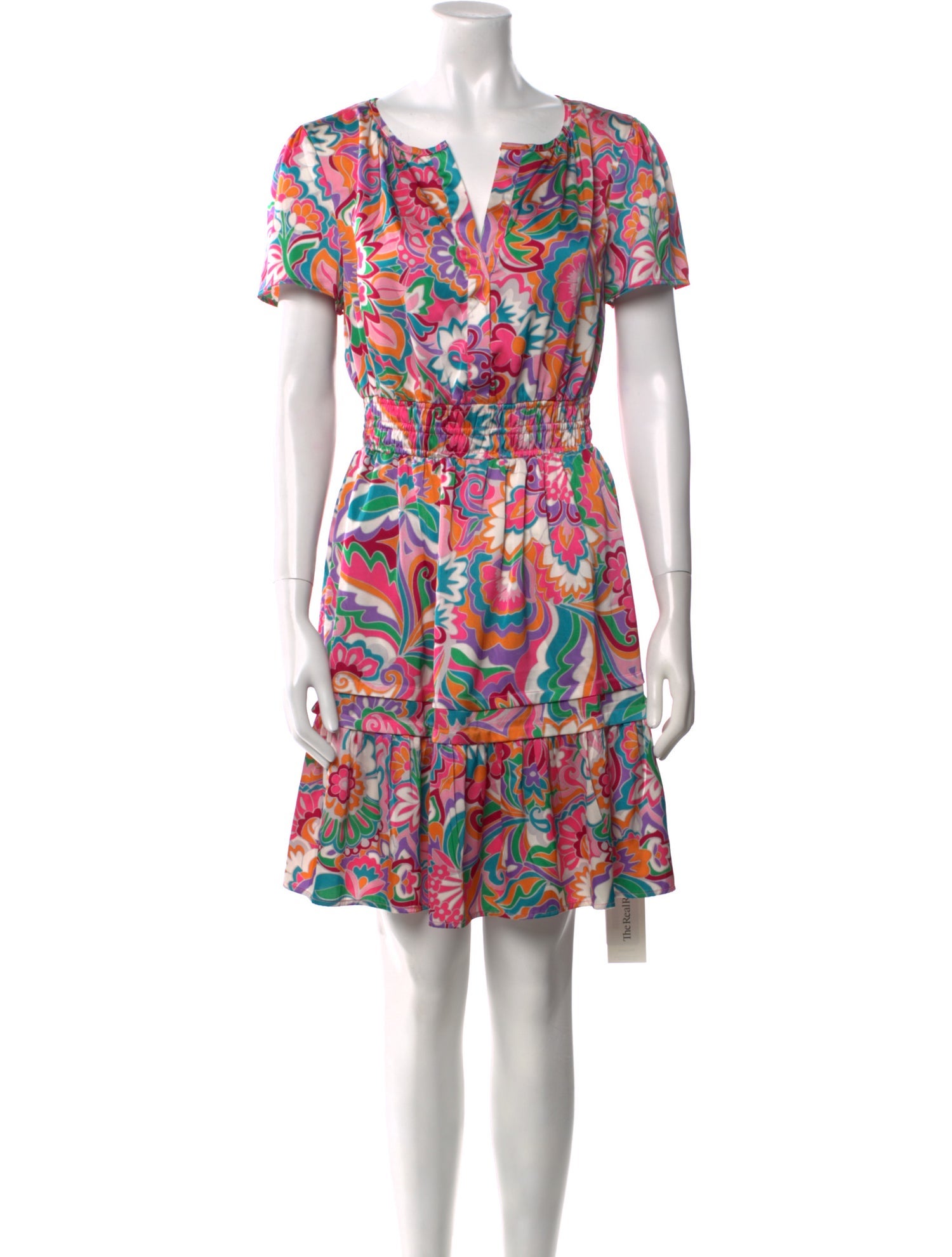 Nicole Miller Printed Mini Dress