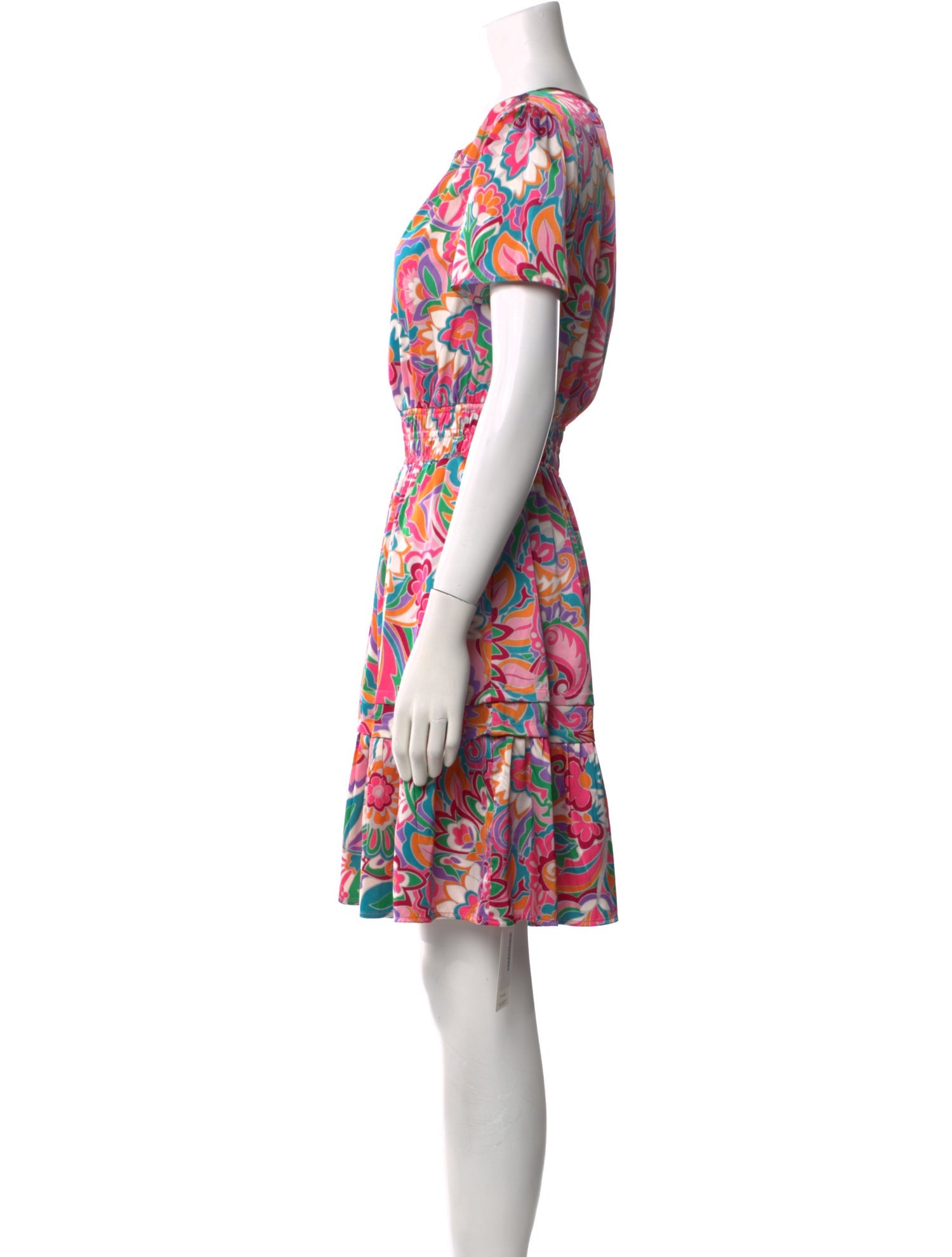 Nicole Miller Printed Mini Dress