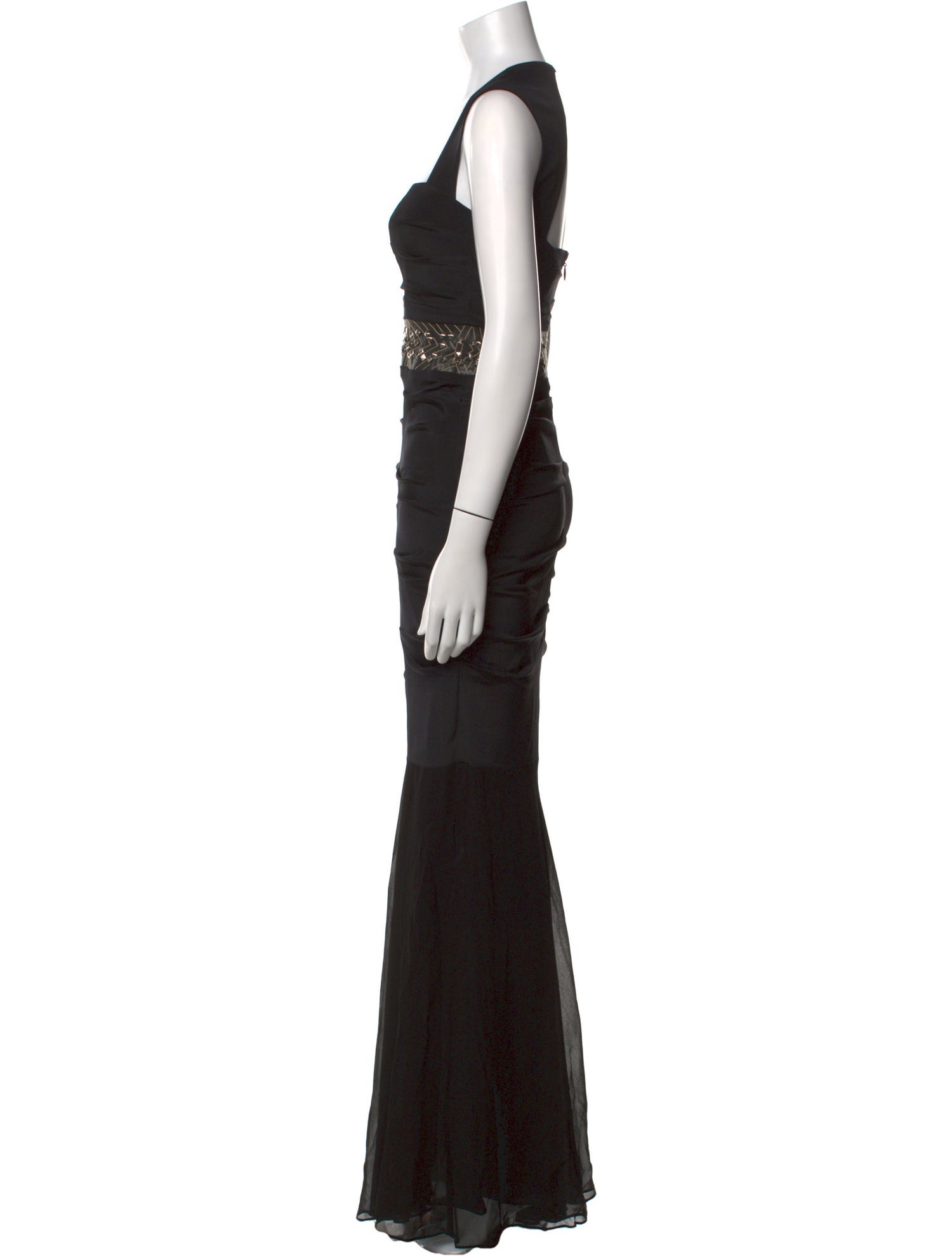 Nicole Miller Silk Long Dress w/ Tags