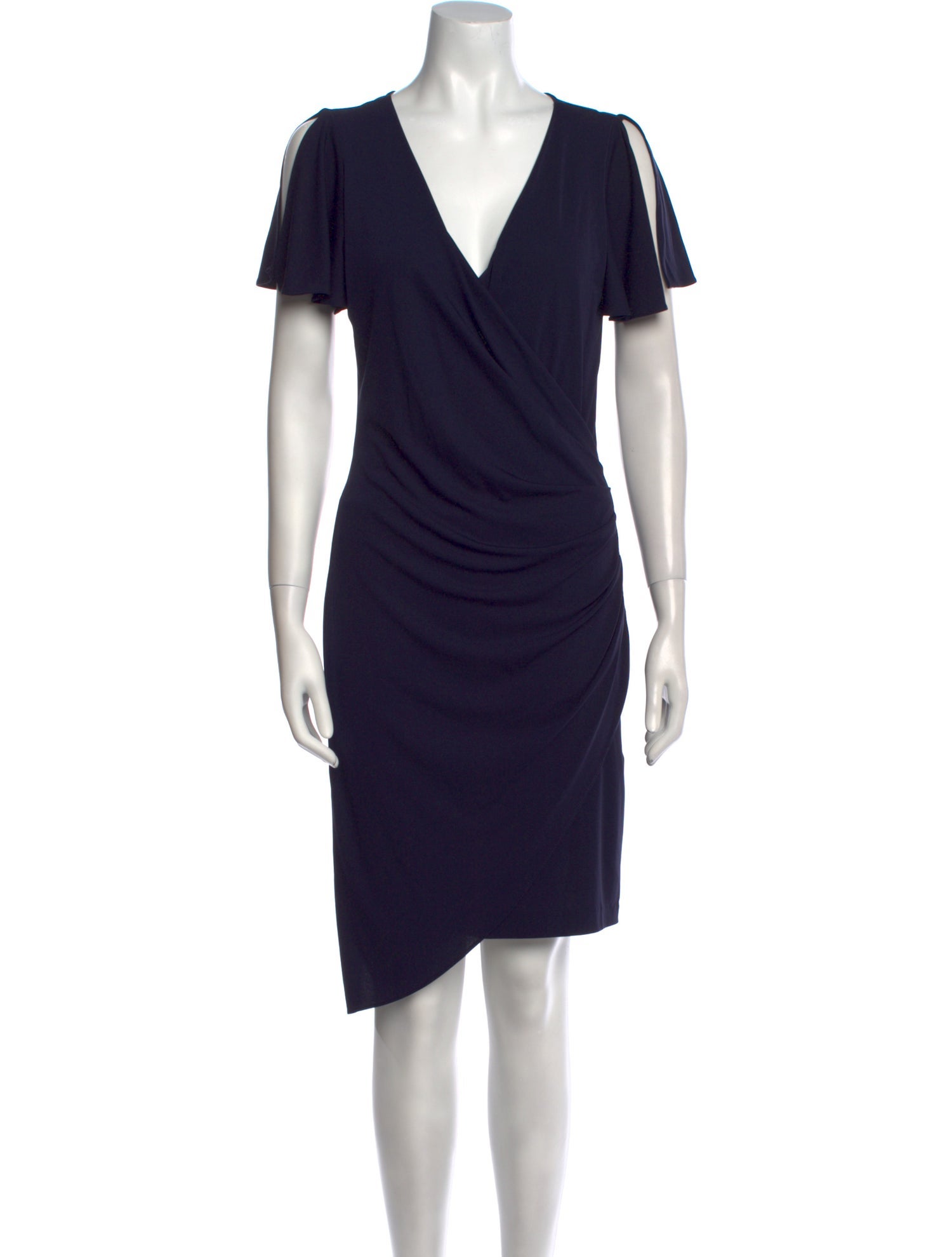 Nicole Miller V-Neck Mini Dress