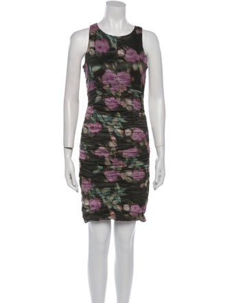 Nicole Miller Printed Mini Dress