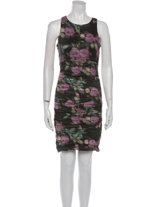Nicole Miller Printed Mini Dress