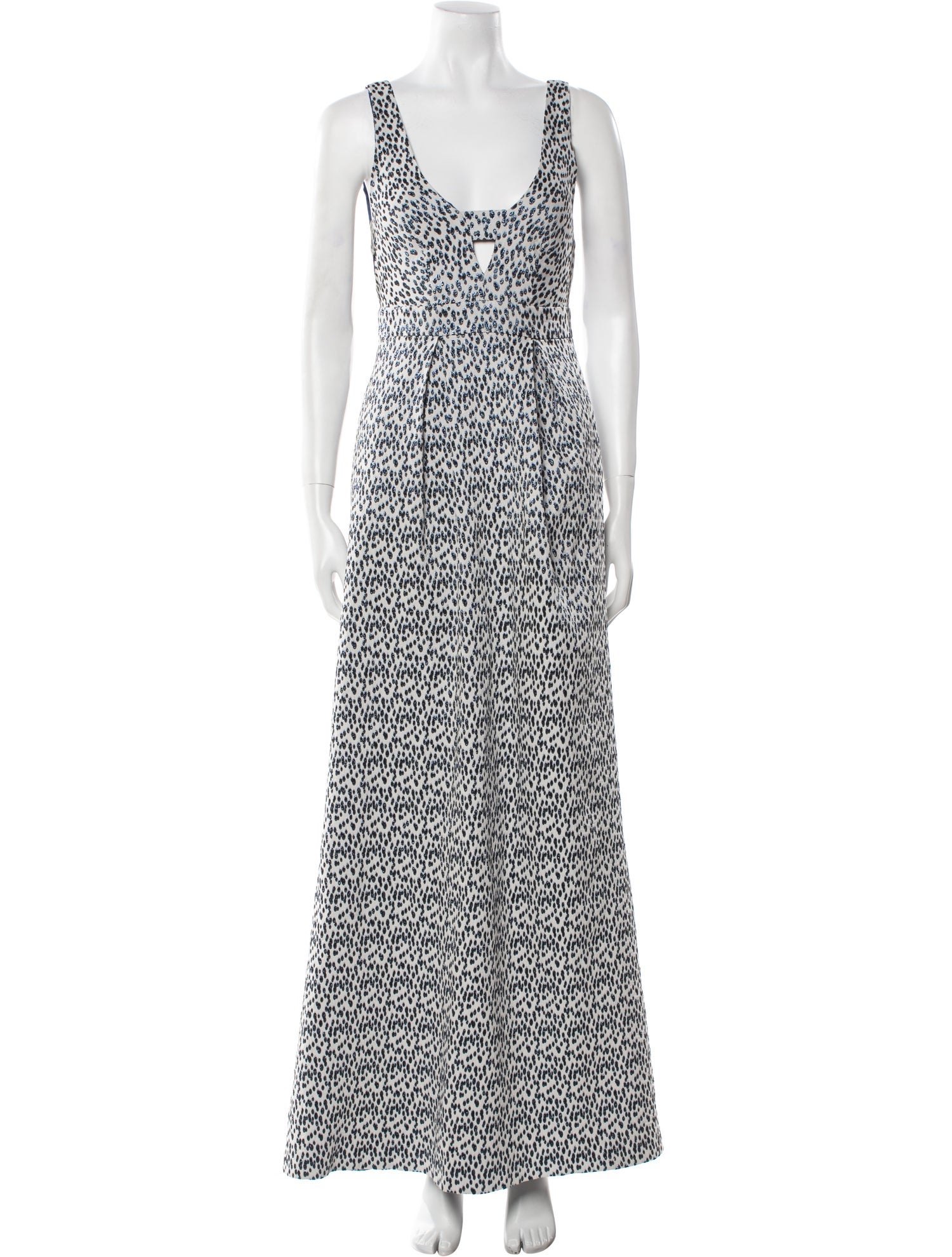 Nicole Miller Printed Long Dress