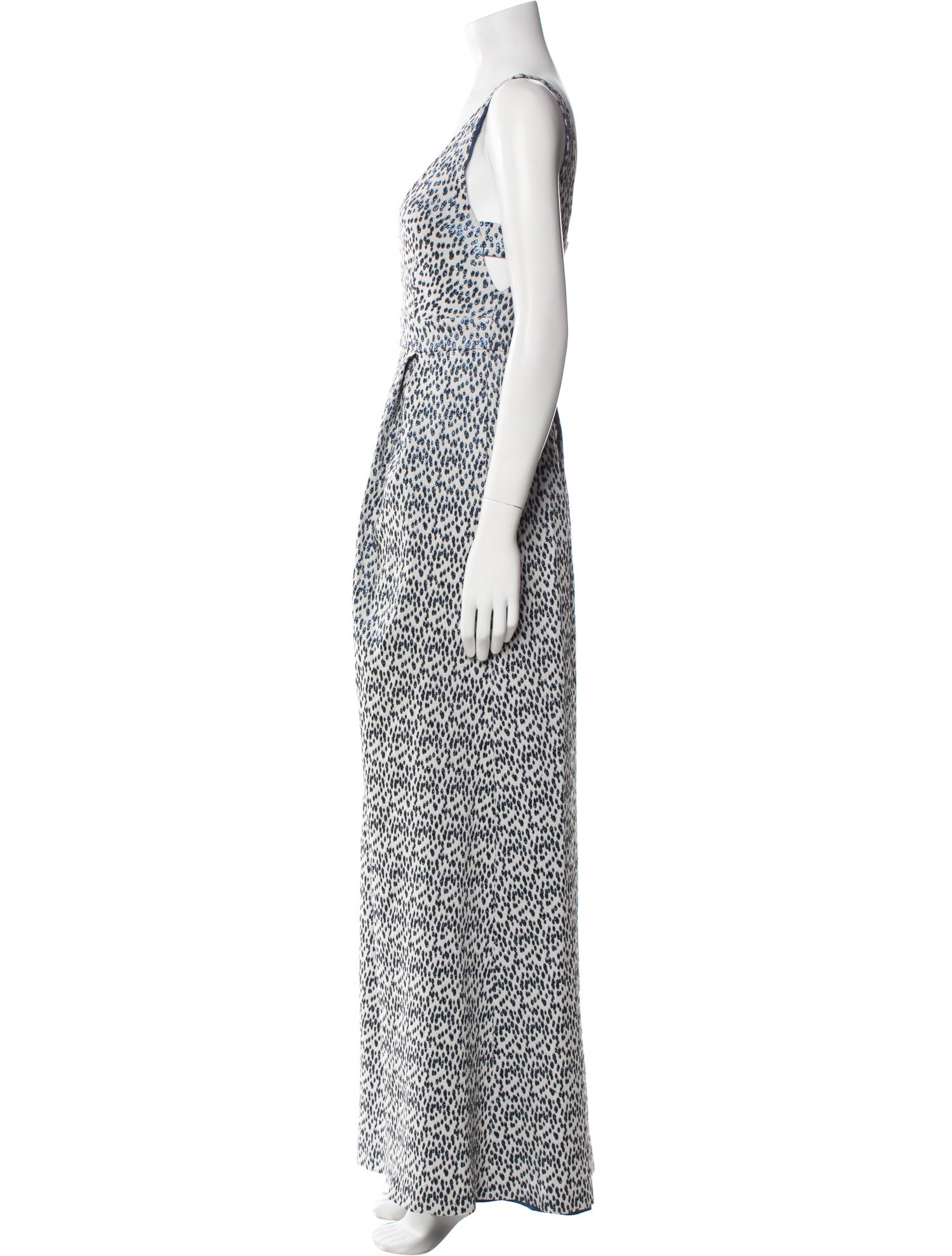 Nicole Miller Printed Long Dress