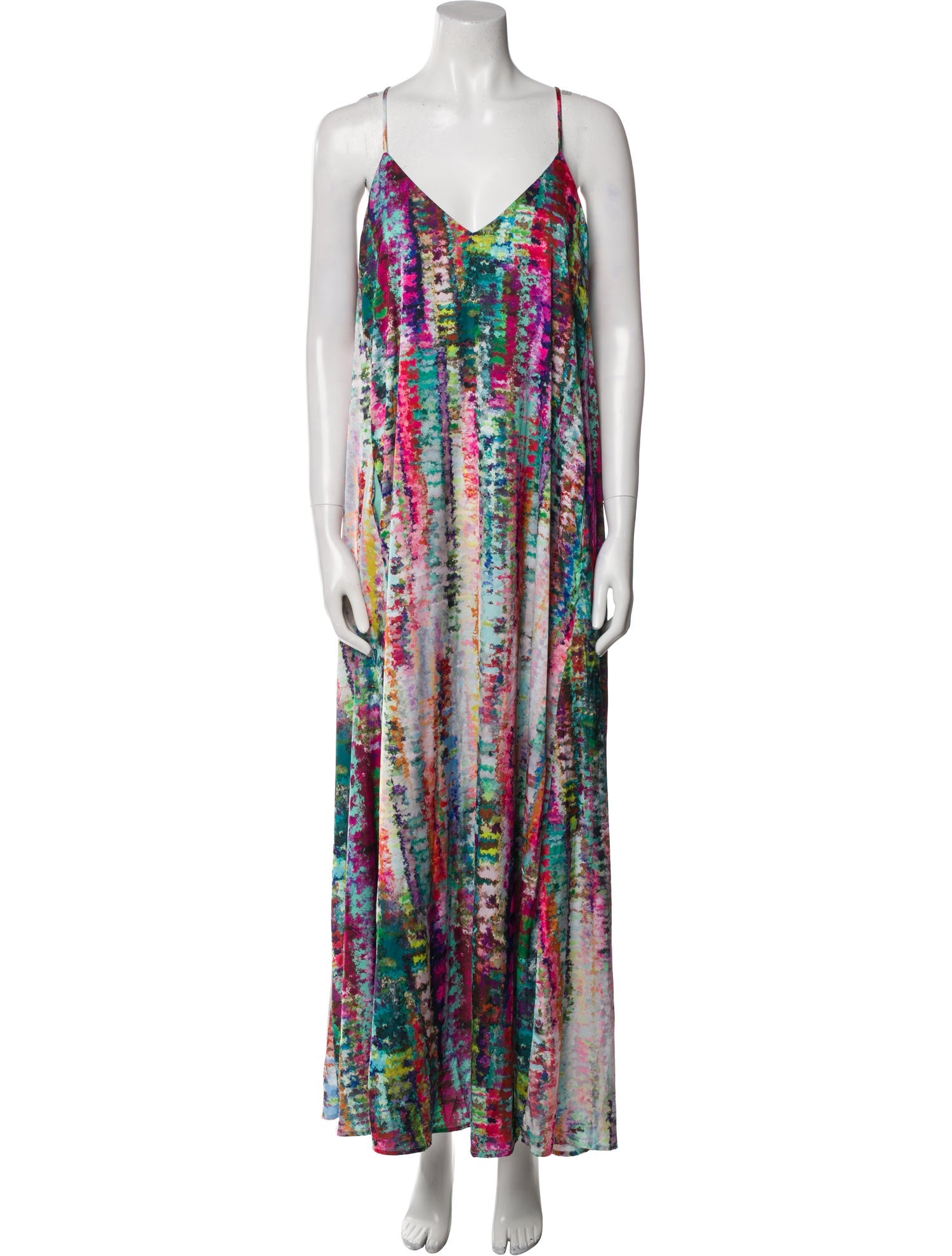 Nicole Miller Printed Long Dress