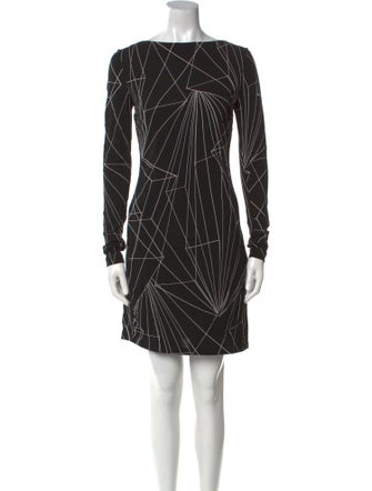 Nicole Miller Printed Mini Dress