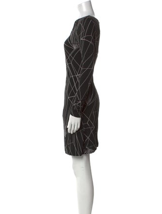 Nicole Miller Printed Mini Dress