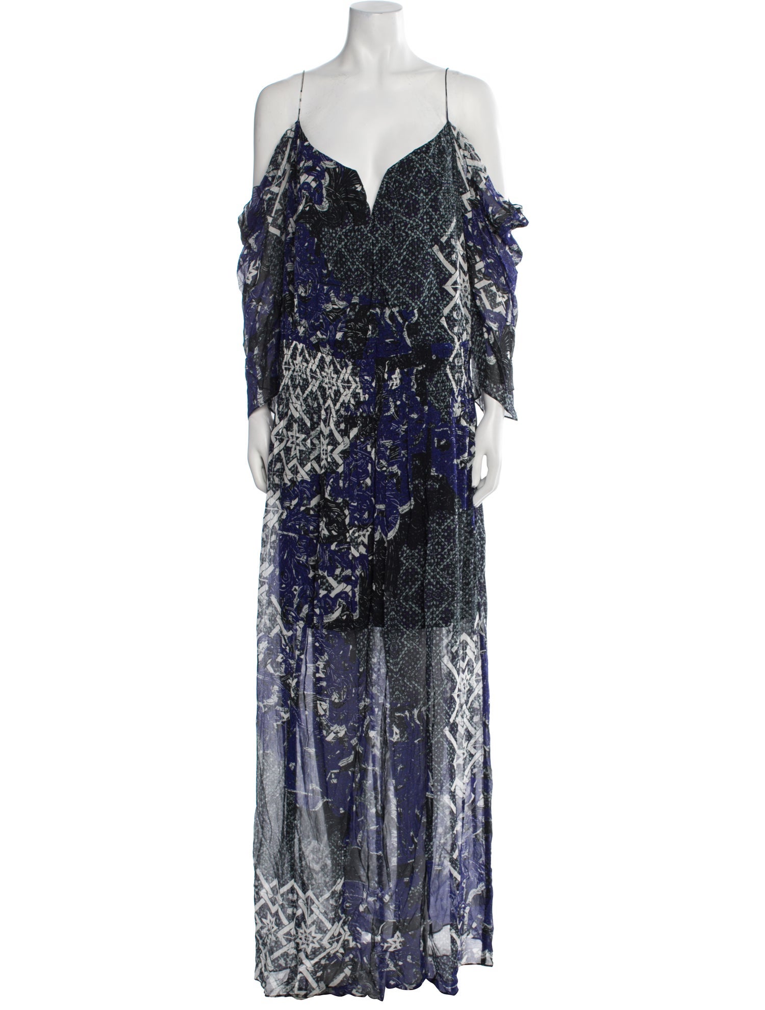 Nicole Miller Printed Mini Dress