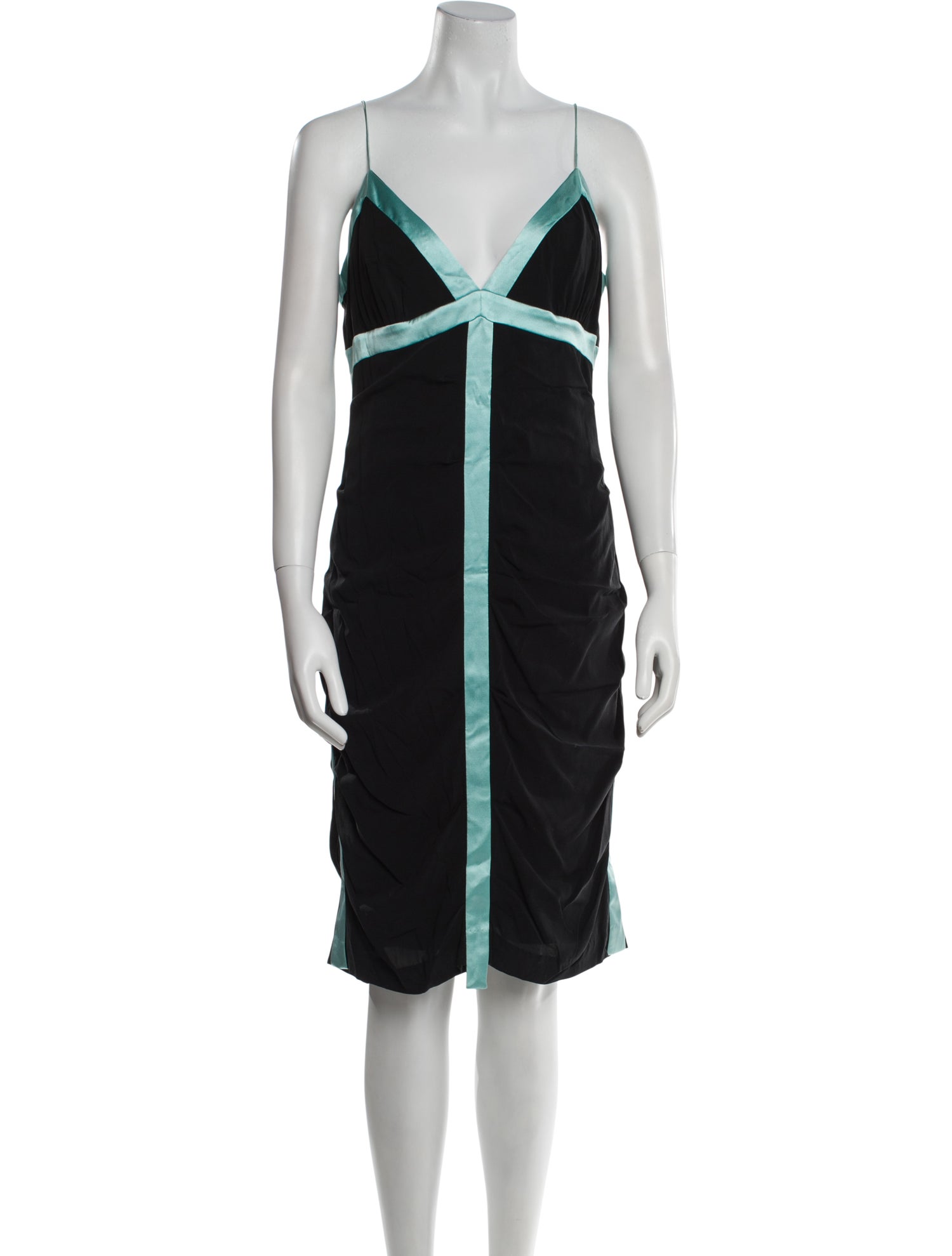 Nicole Miller Silk Knee-Length Dress