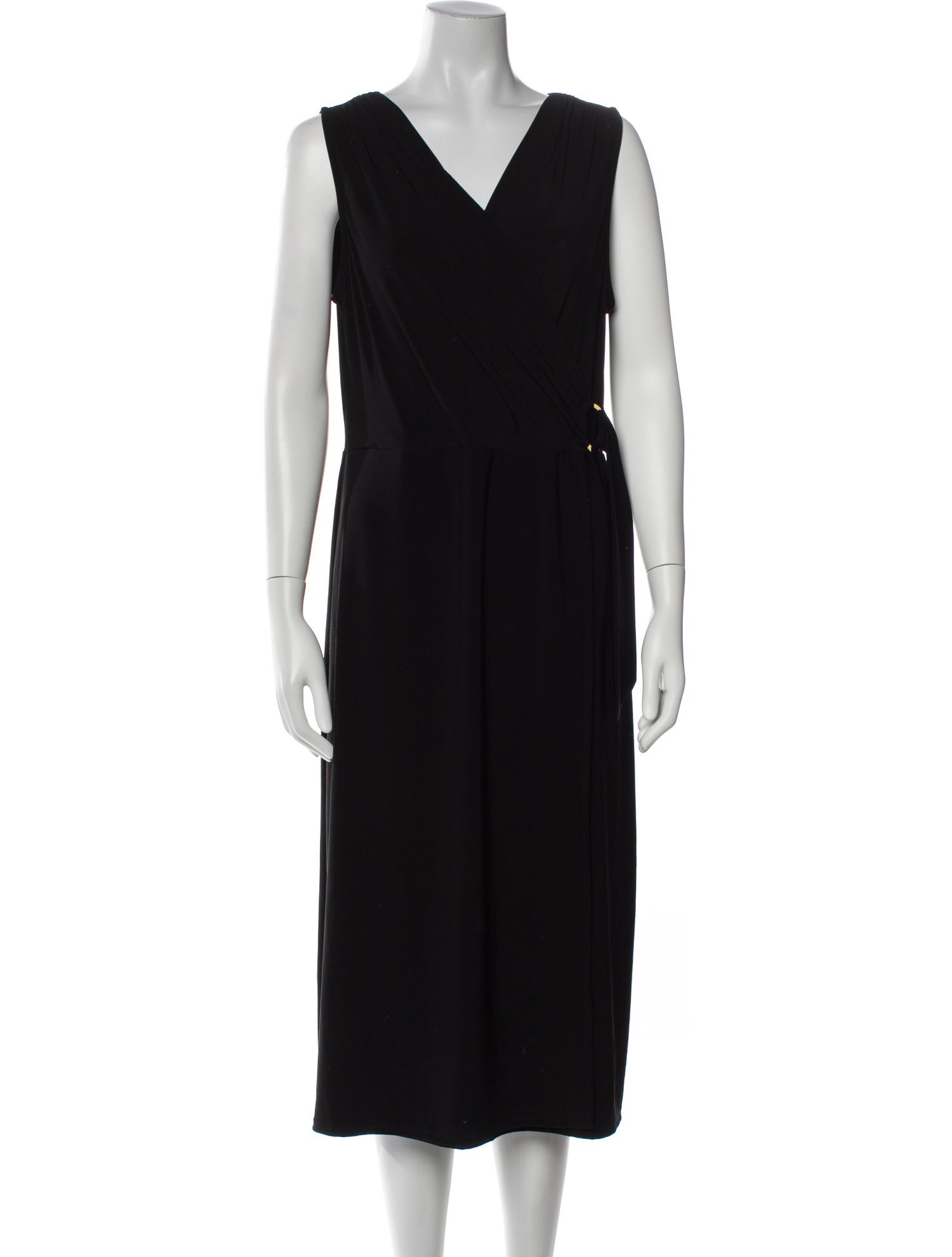 Nicole Miller V-Neck Midi Length Dress
