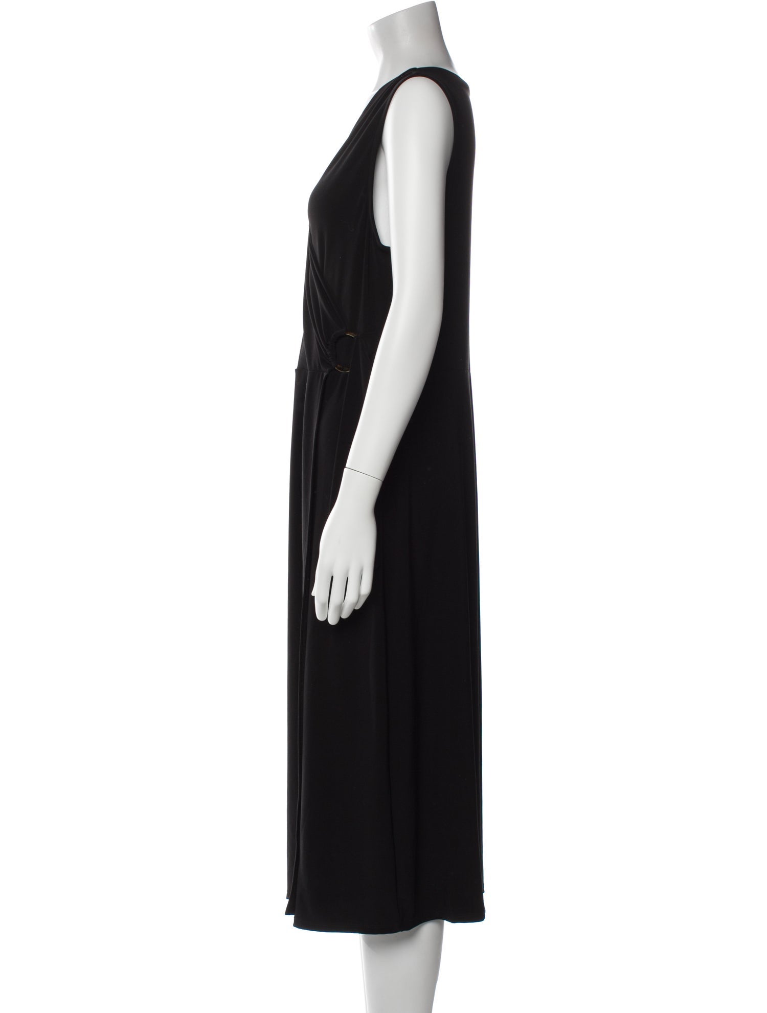 Nicole Miller V-Neck Midi Length Dress