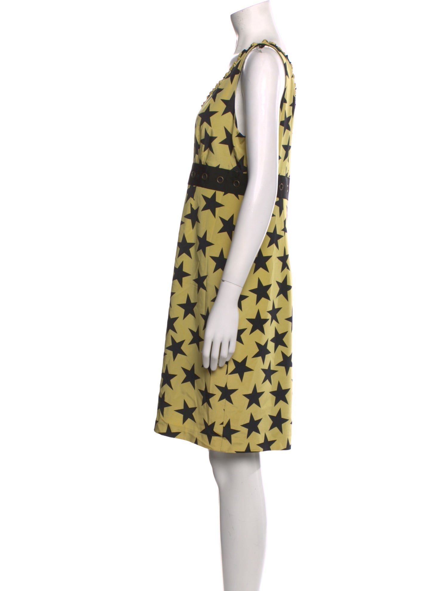 Nicole Miller Silk Knee-Length Dress