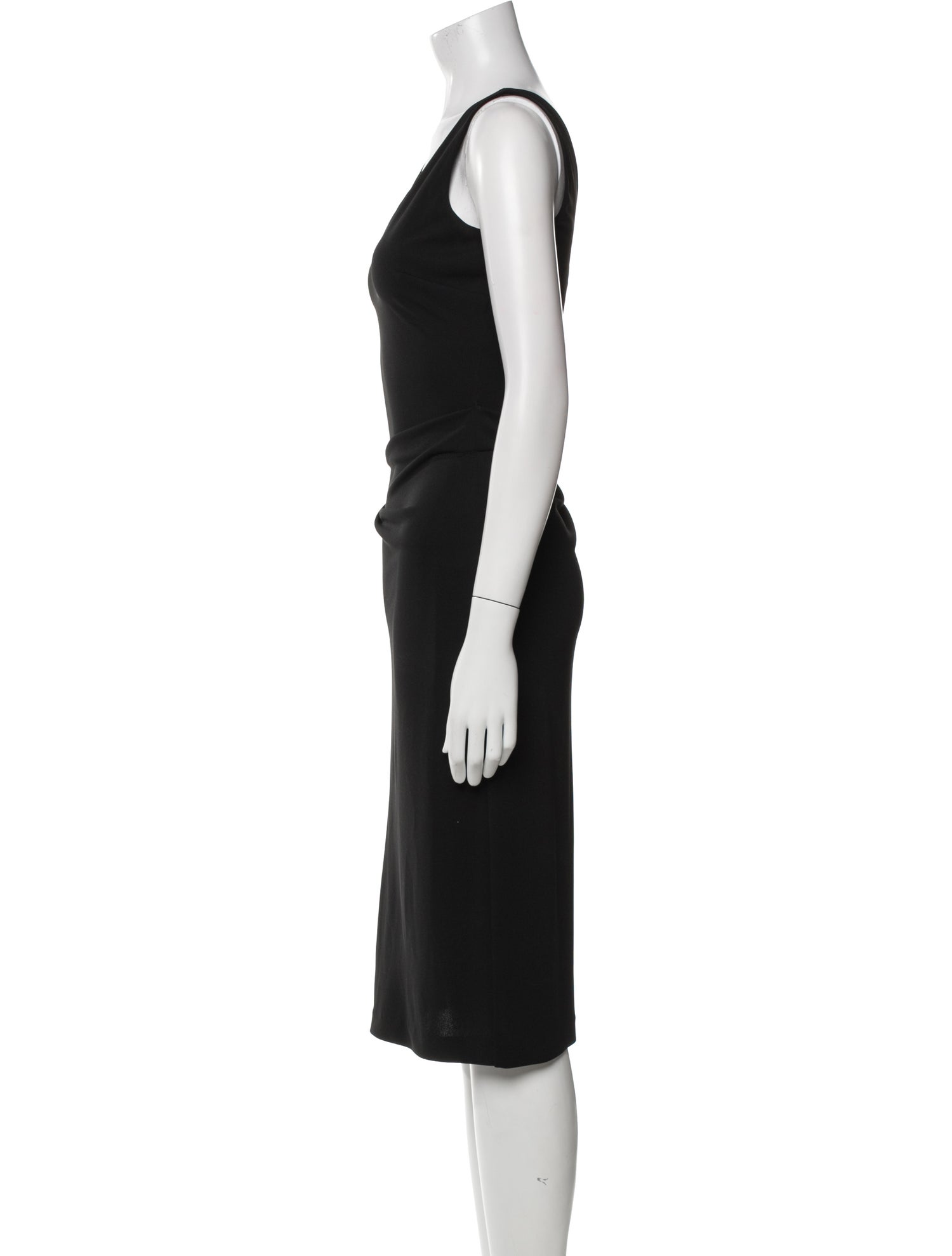 Nicole Miller V-Neck Midi Length Dress