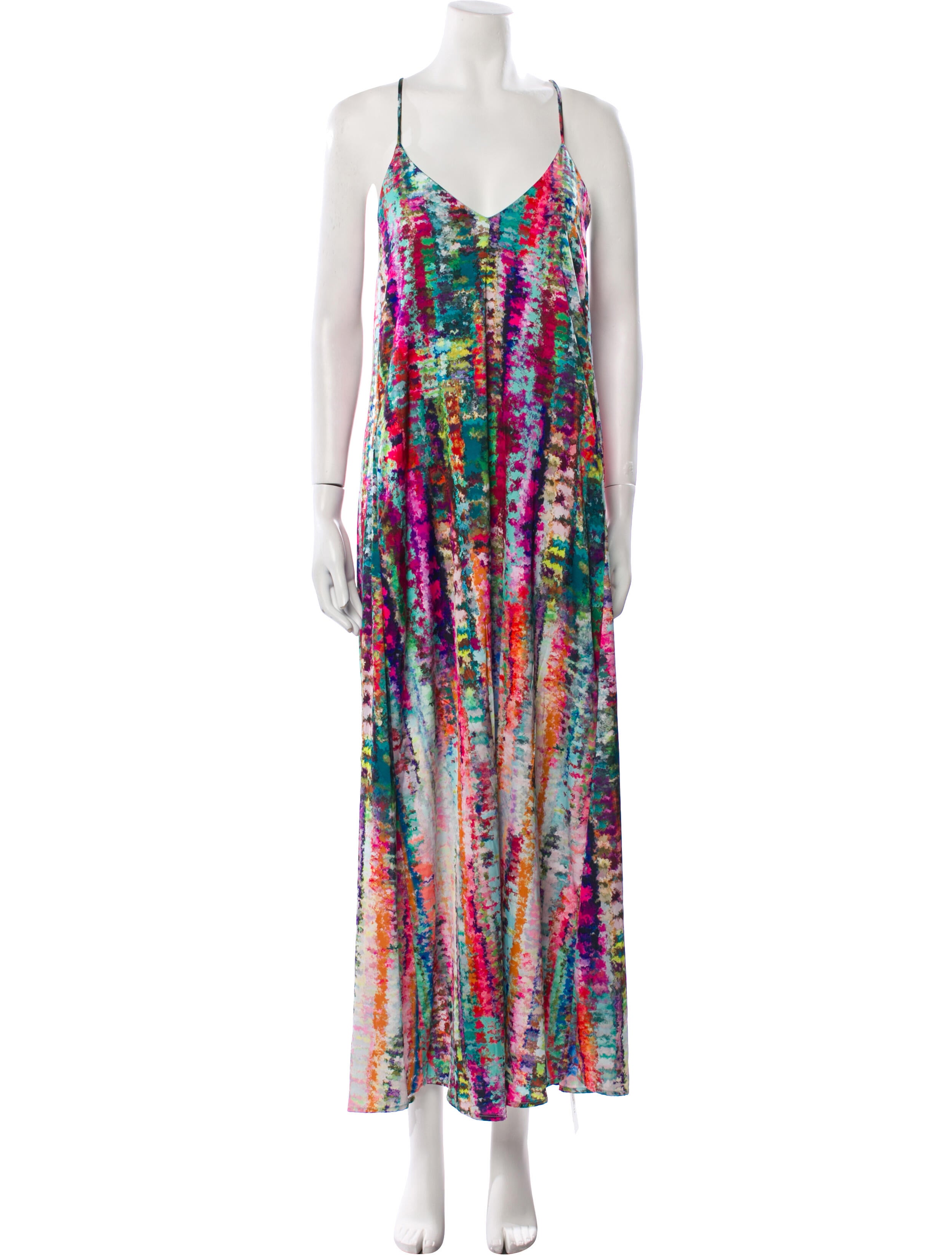 Nicole Miller Printed Long Dress