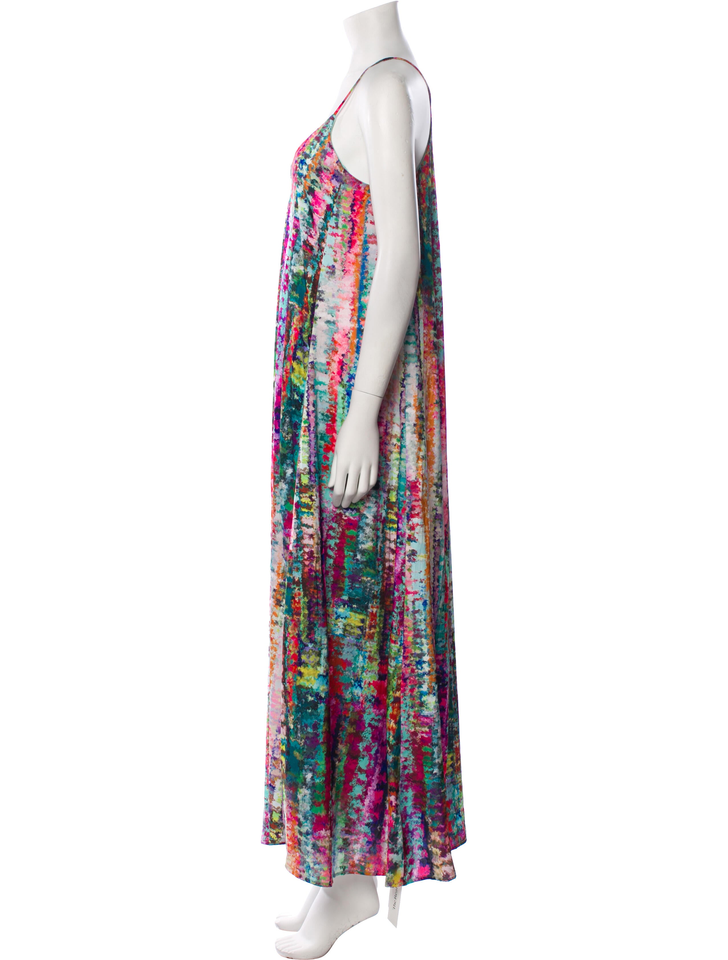 Nicole Miller Printed Long Dress