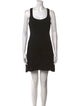 Nicole Miller Scoop Neck Mini Dress