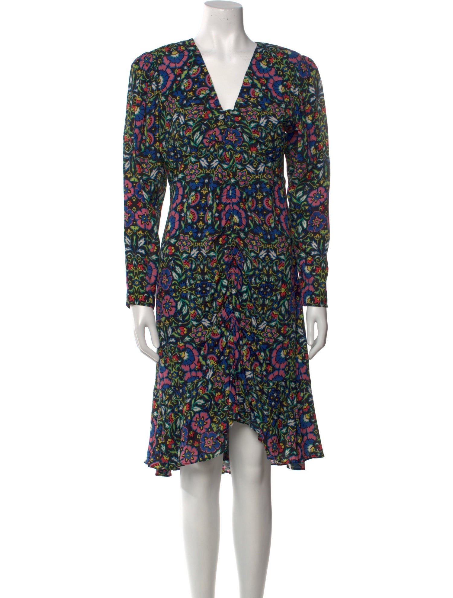 Nicole Miller Silk Midi Length Dress