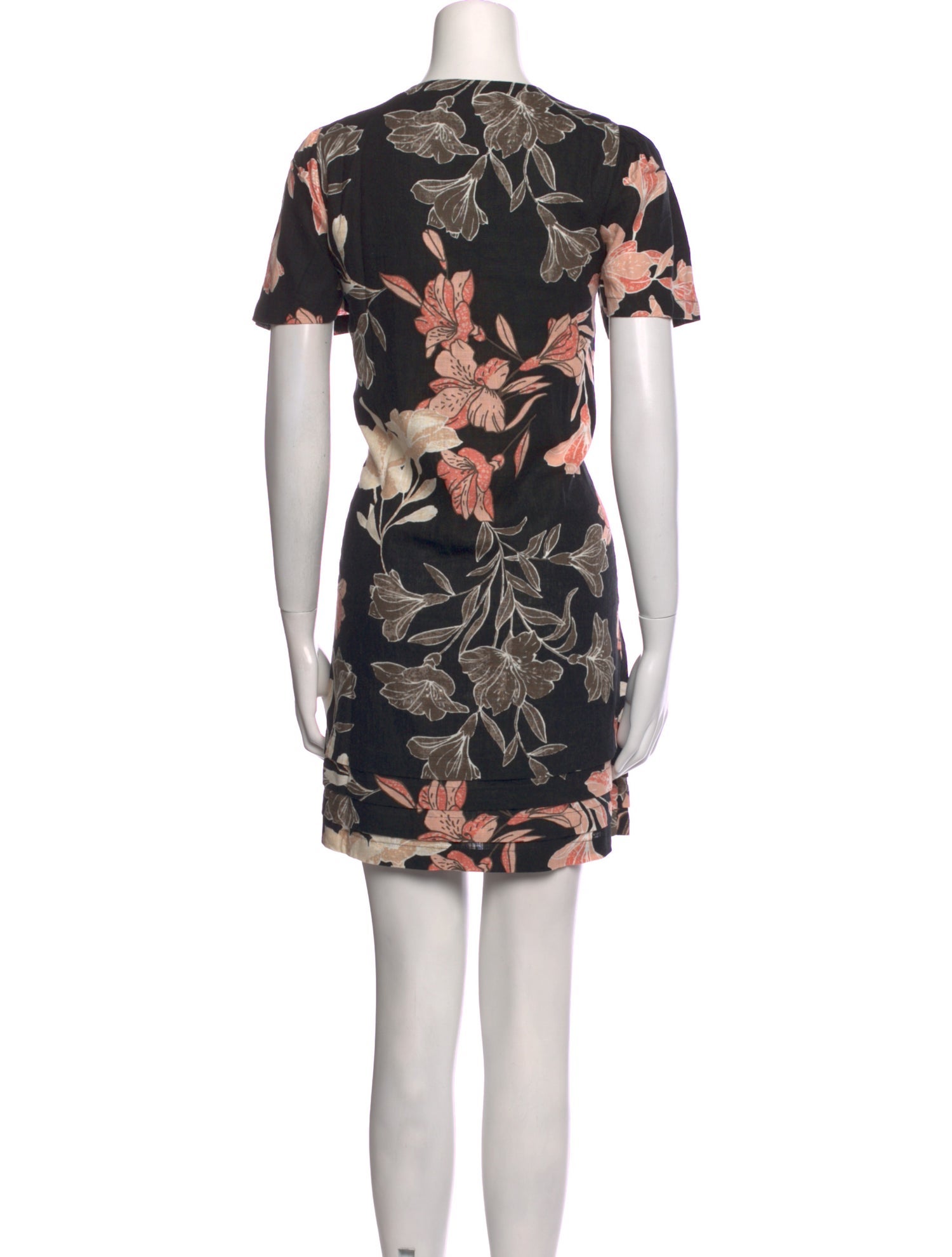 Nicole Miller Floral Print Mini Dress