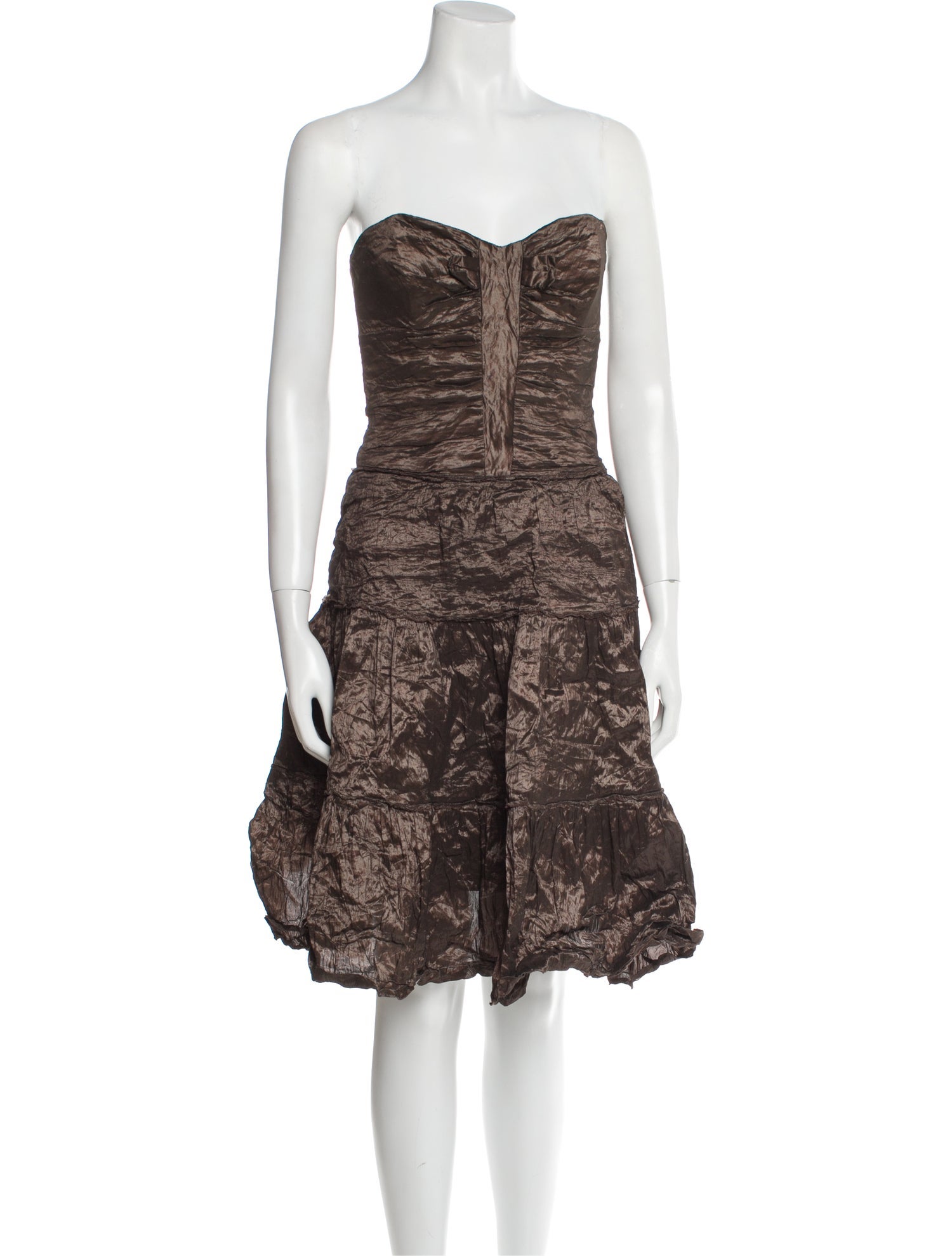 Nicole Miller Strapless Mini Dress