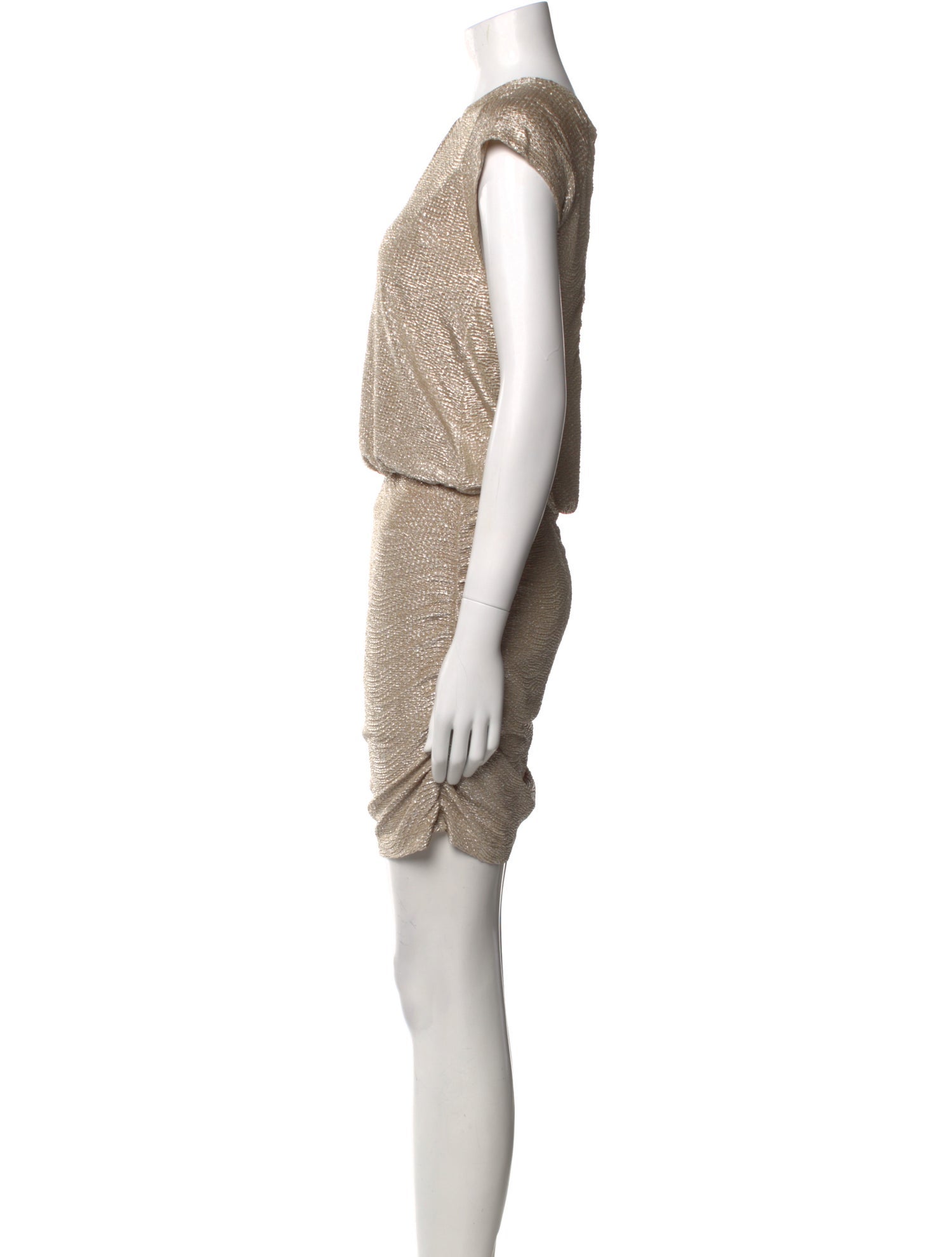 Nicole Miller Crew Neck Mini Dress