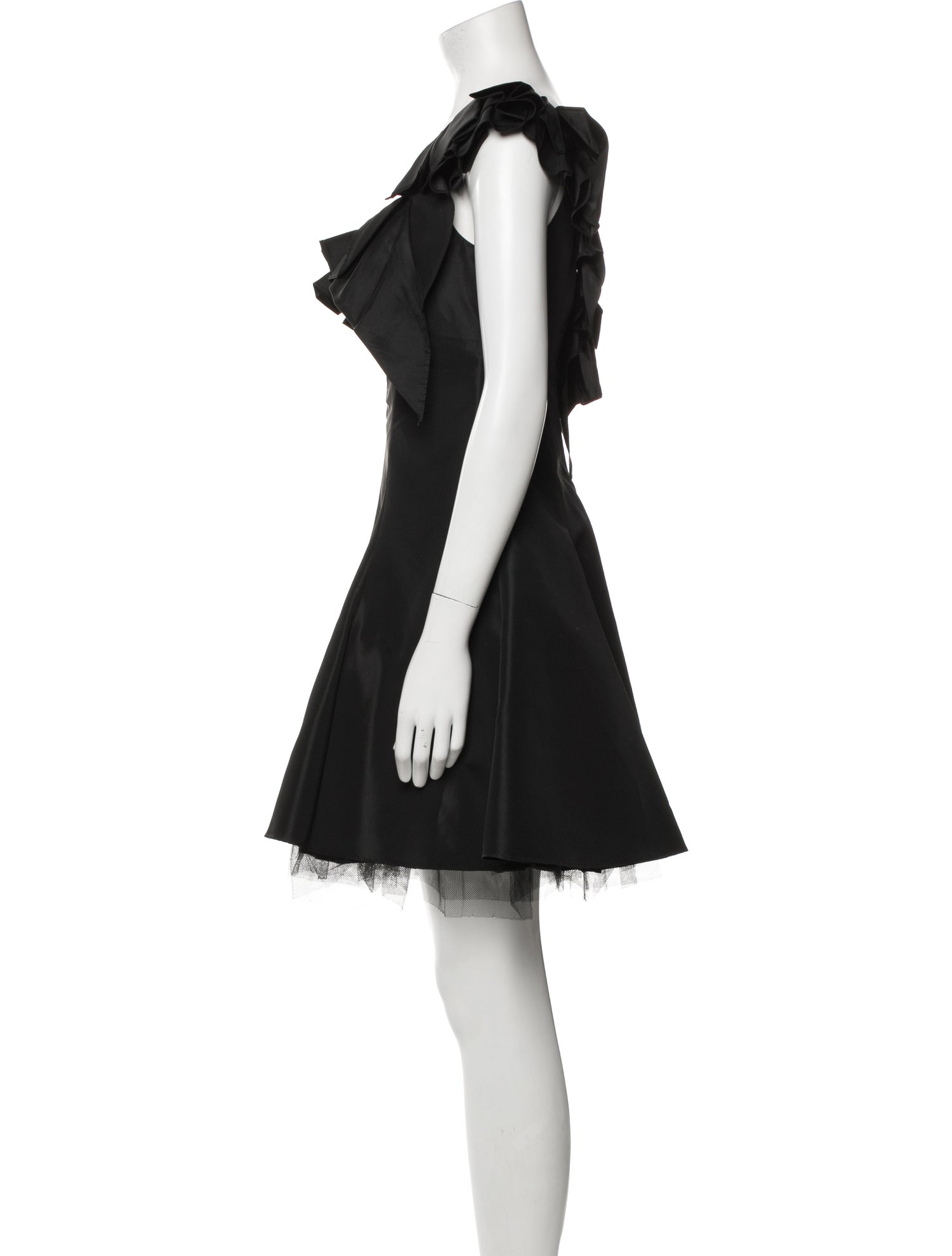 Nicole Miller One-Shoulder Mini Dress