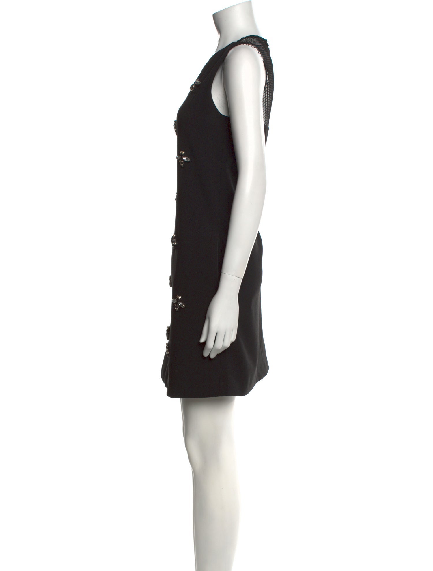 Nicole Miller Crew Neck Mini Dress