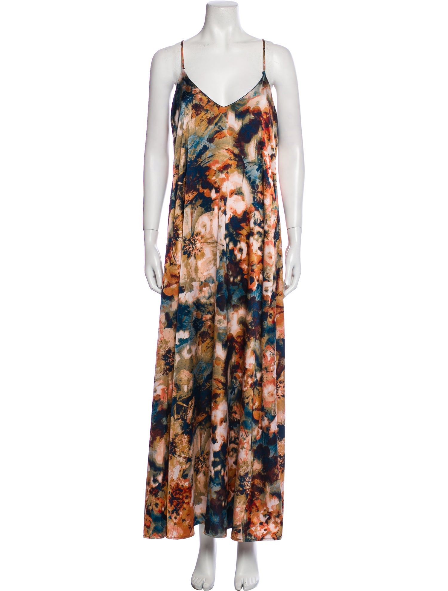 Nicole Miller Printed Long Dress