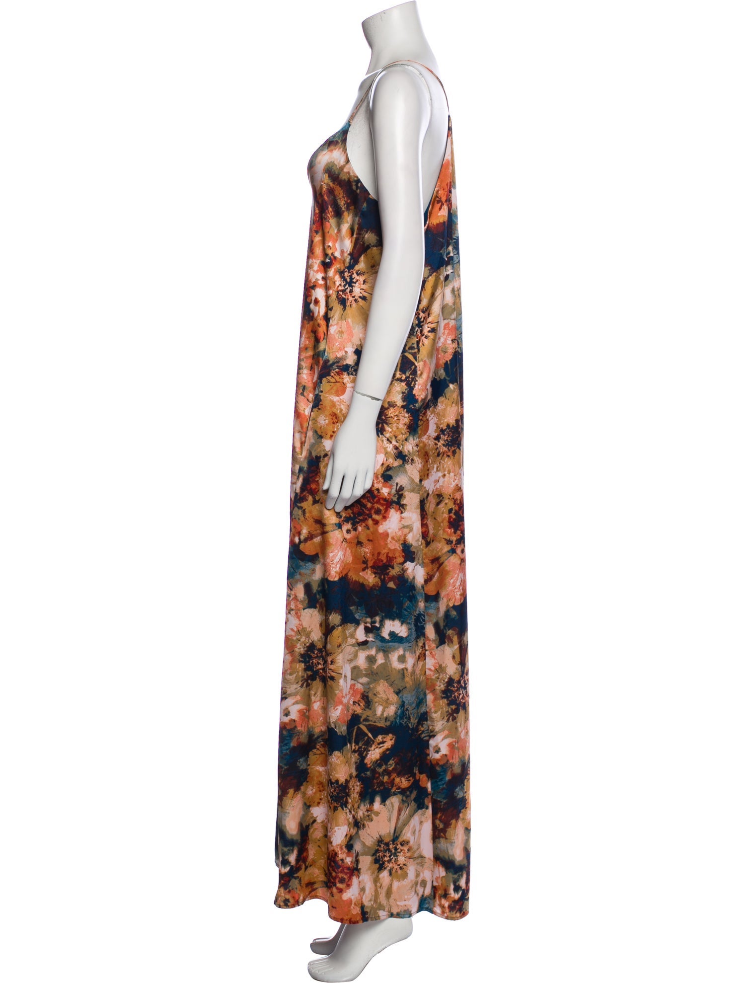 Nicole Miller Printed Long Dress
