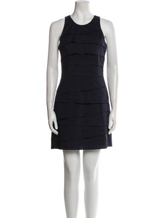 Nicole Miller Crew Neck Mini Dress