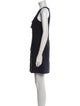 Nicole Miller Crew Neck Mini Dress