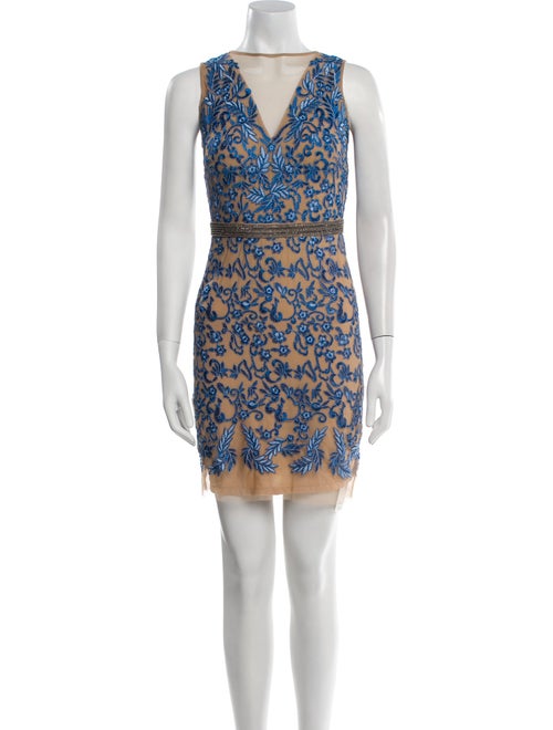 Nicole Miller Printed Mini Dress