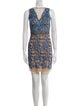 Nicole Miller Printed Mini Dress