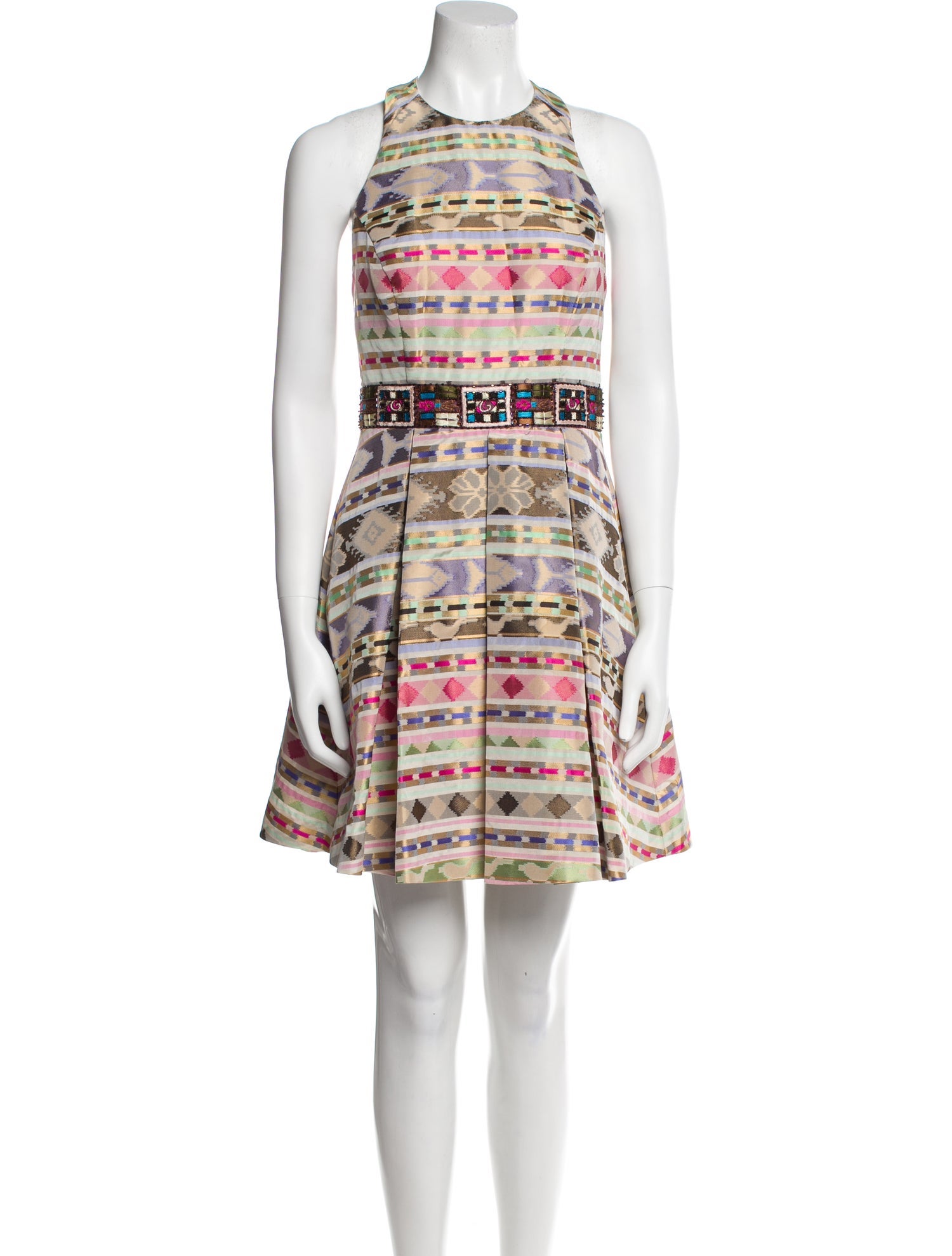 Nicole Miller Printed Mini Dress