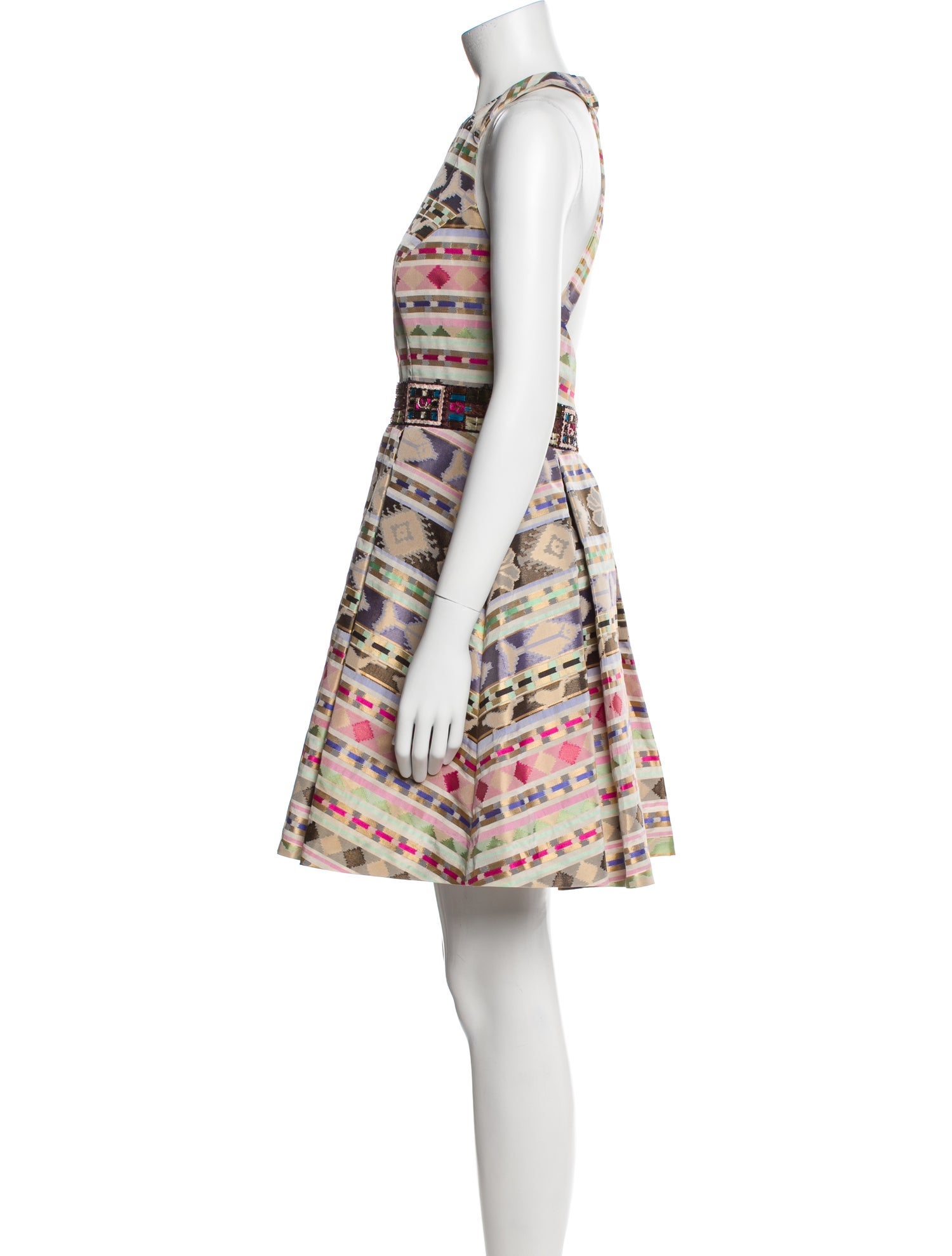 Nicole Miller Printed Mini Dress