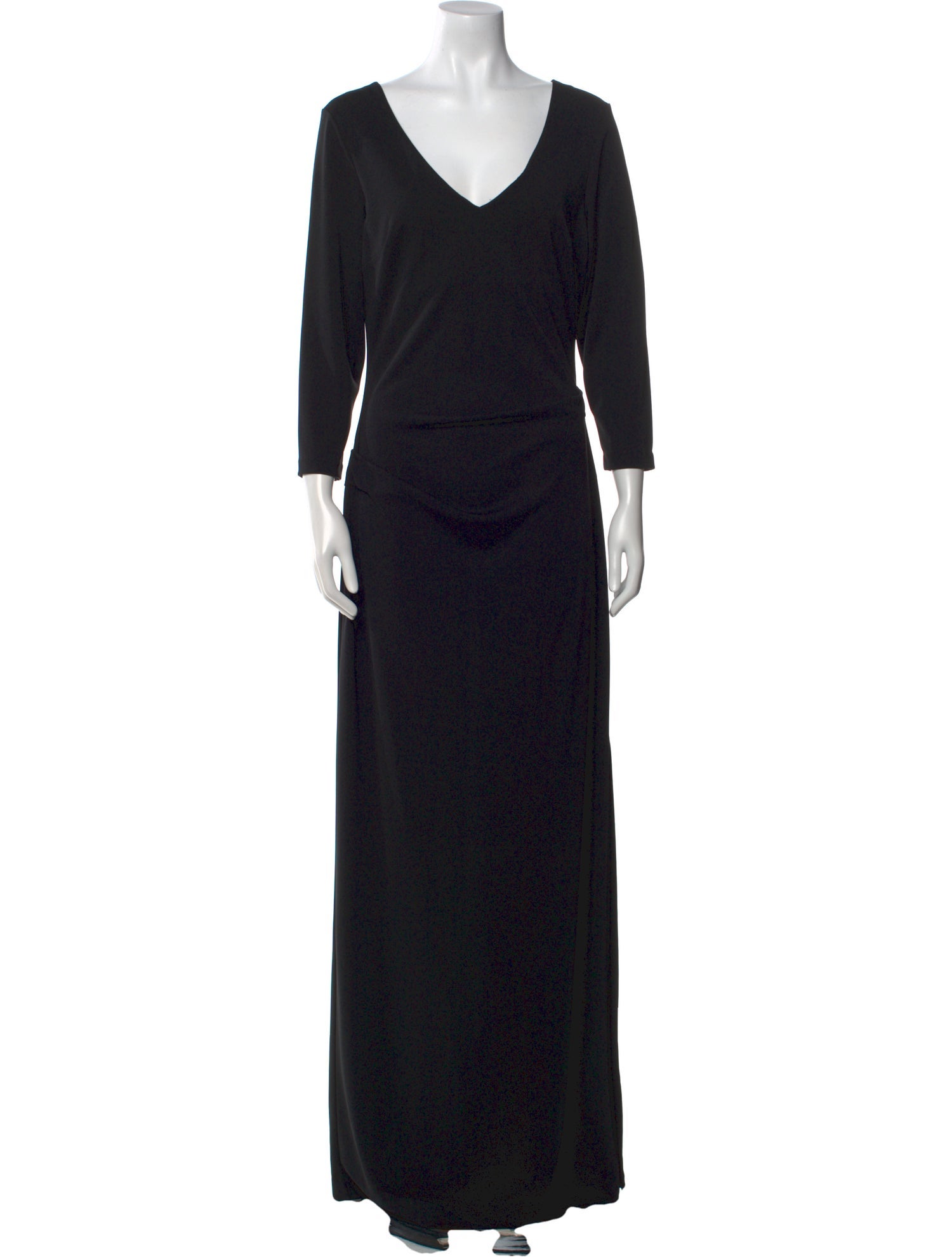 Nicole Miller V-Neck Long Dress