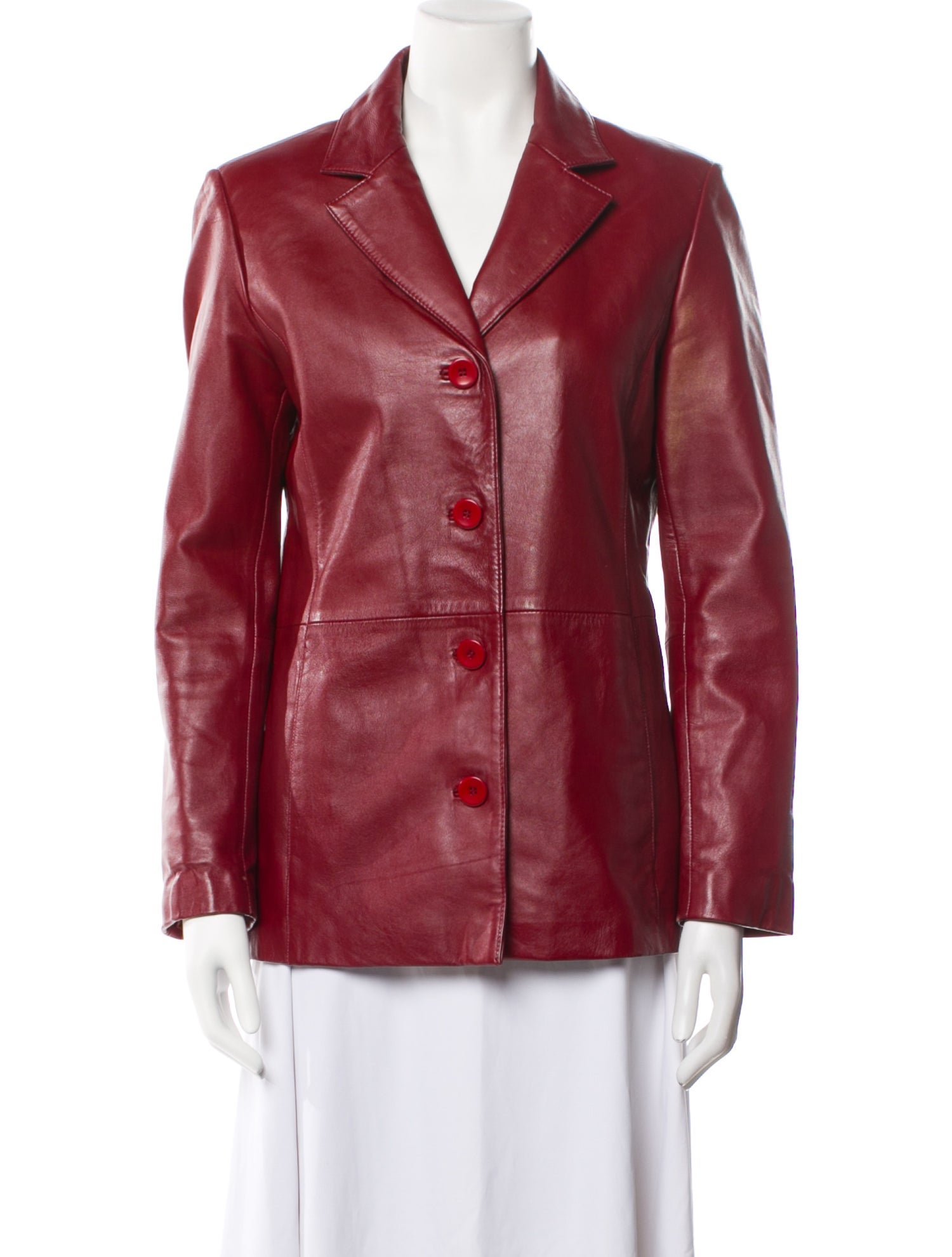 Nicole Miller Leather Blazer