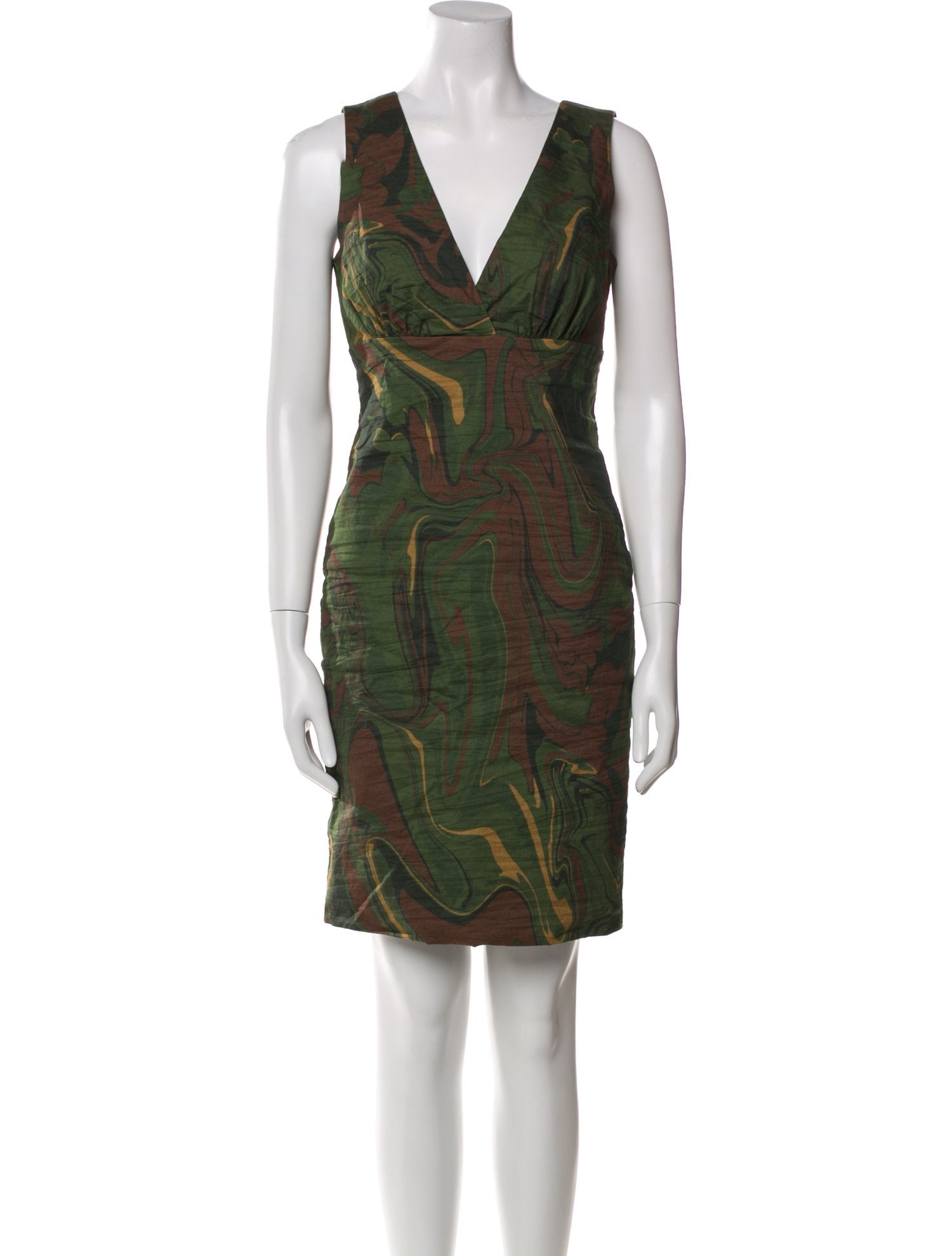 Nicole Miller Printed Mini Dress