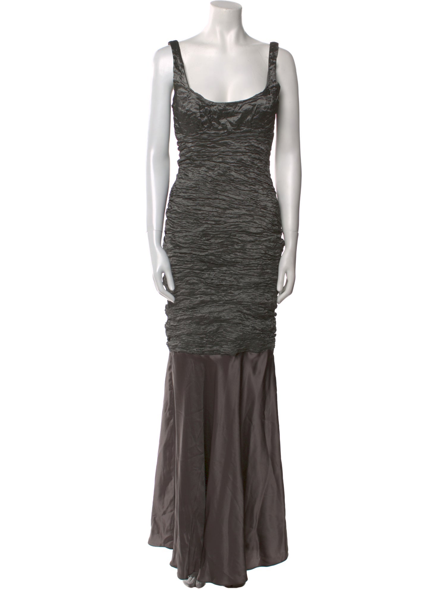 Nicole Miller Scoop Neck Long Dress